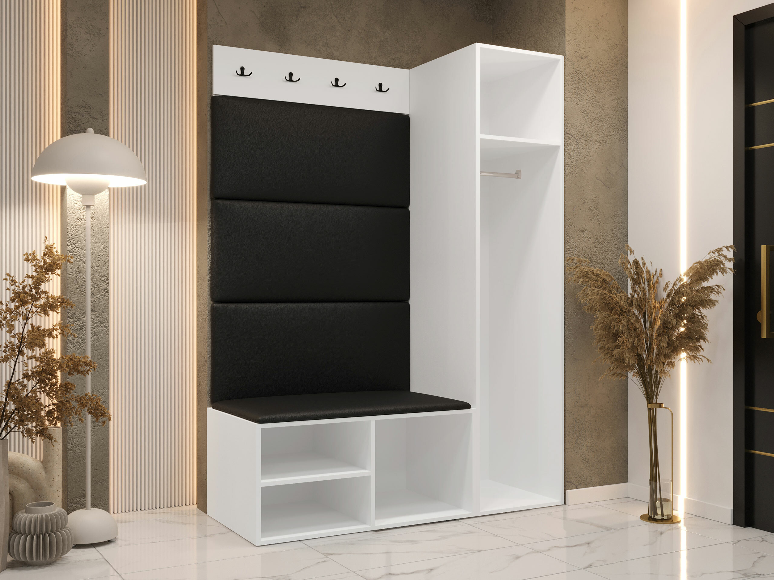 Set za hodnik Hartford 525 (Belo)