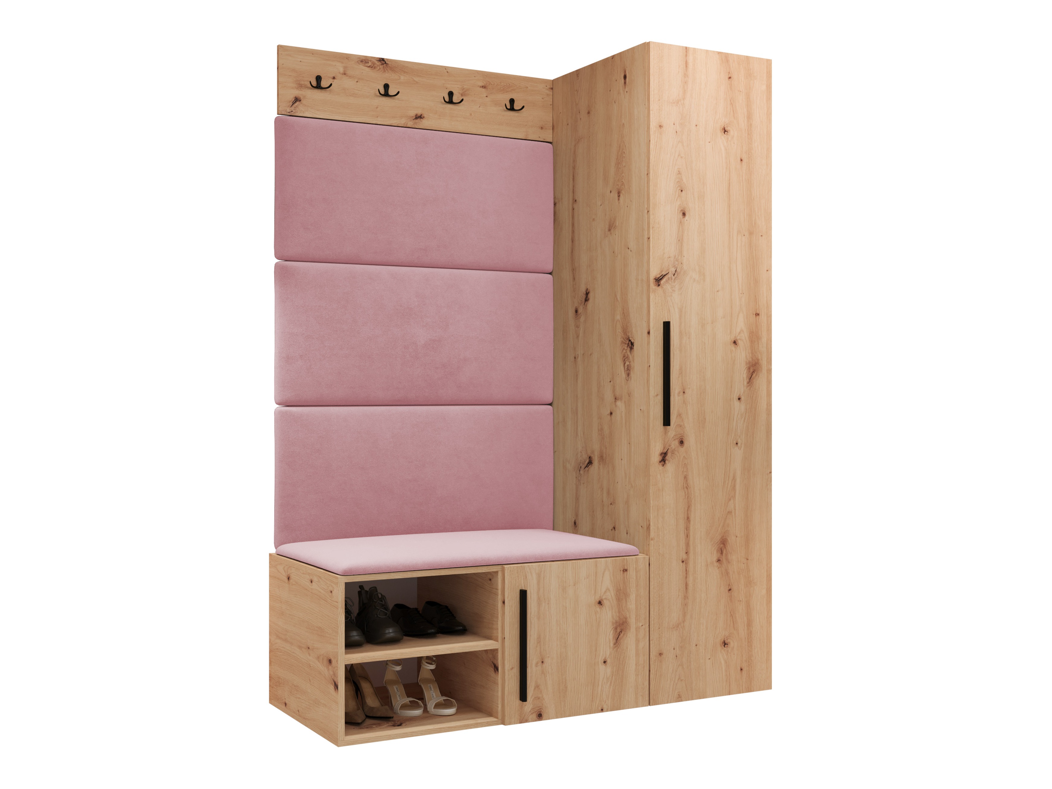 Set za hodnik Hartford 525 (Zanatski hrast)