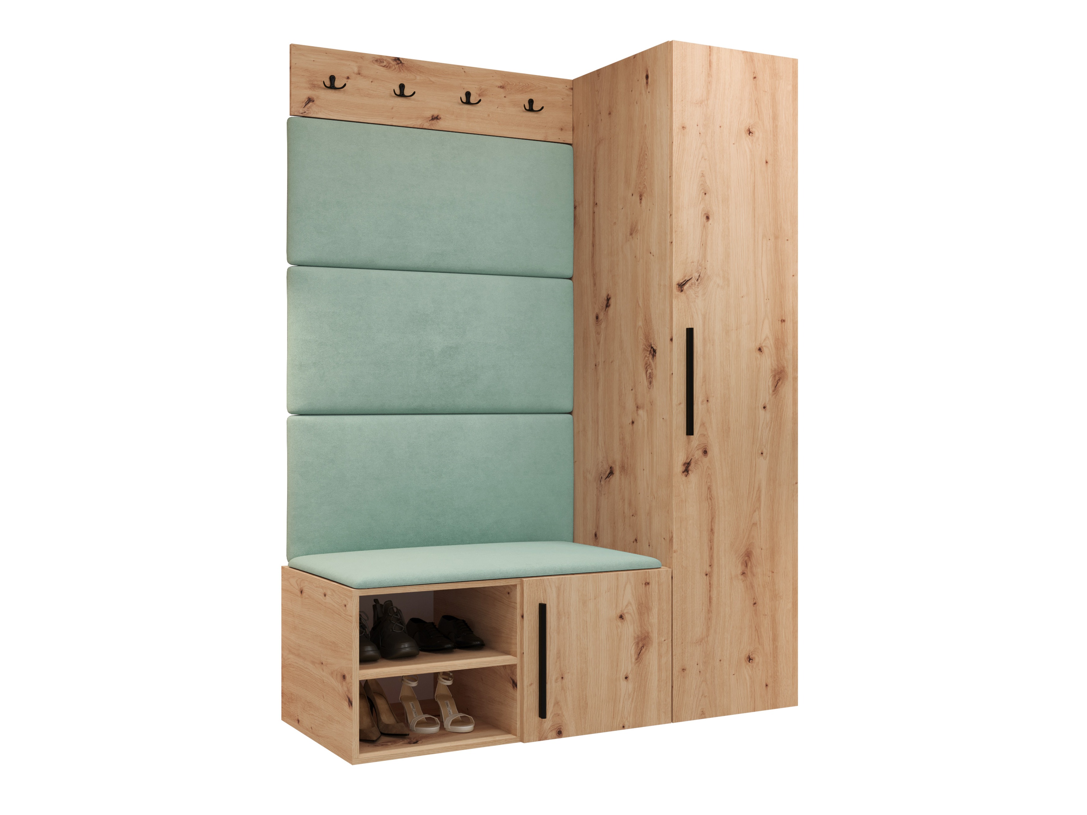 Set za hodnik Hartford 525 (Zanatski hrast)