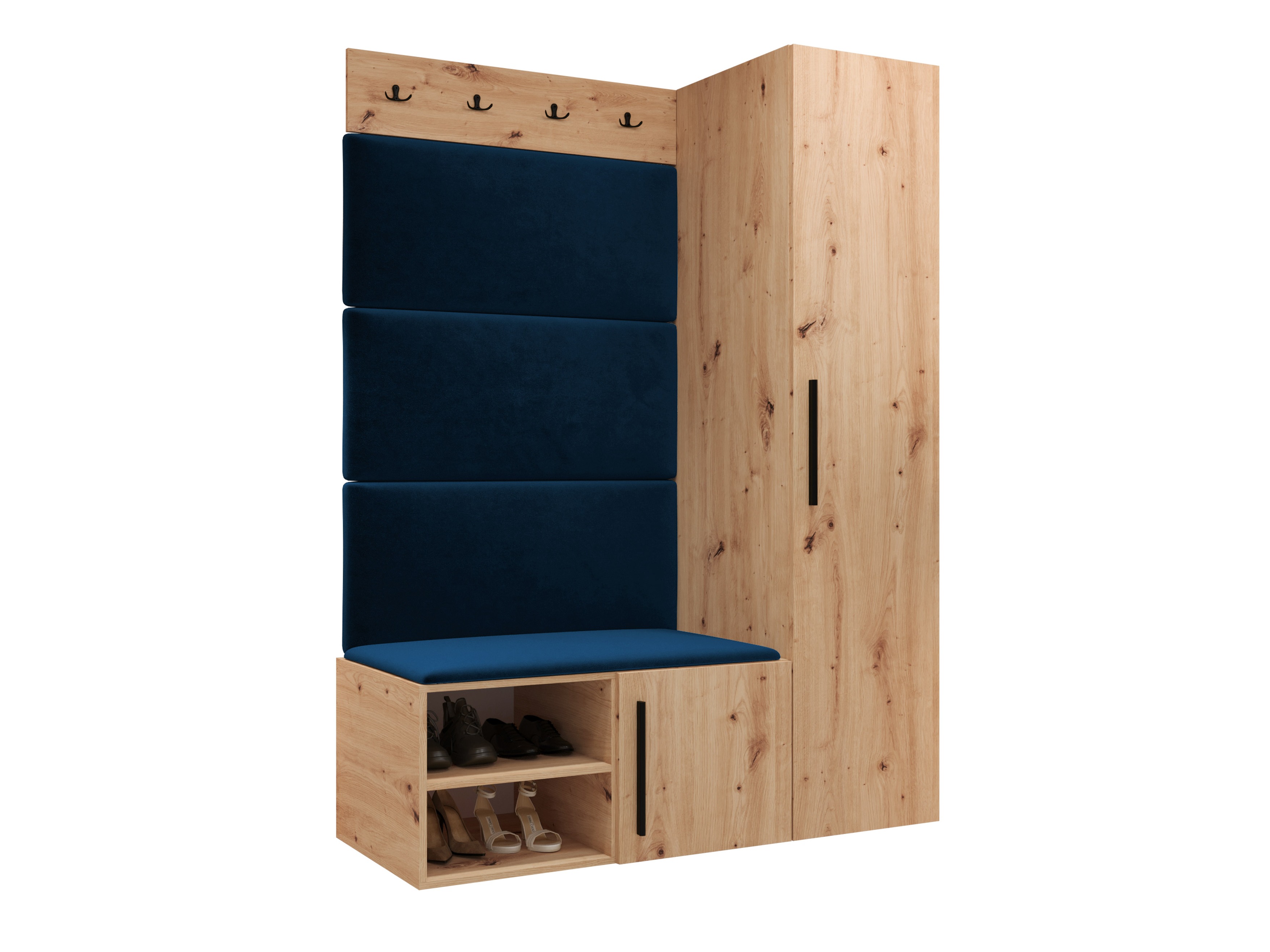 Set za hodnik Hartford 525 (Zanatski hrast)