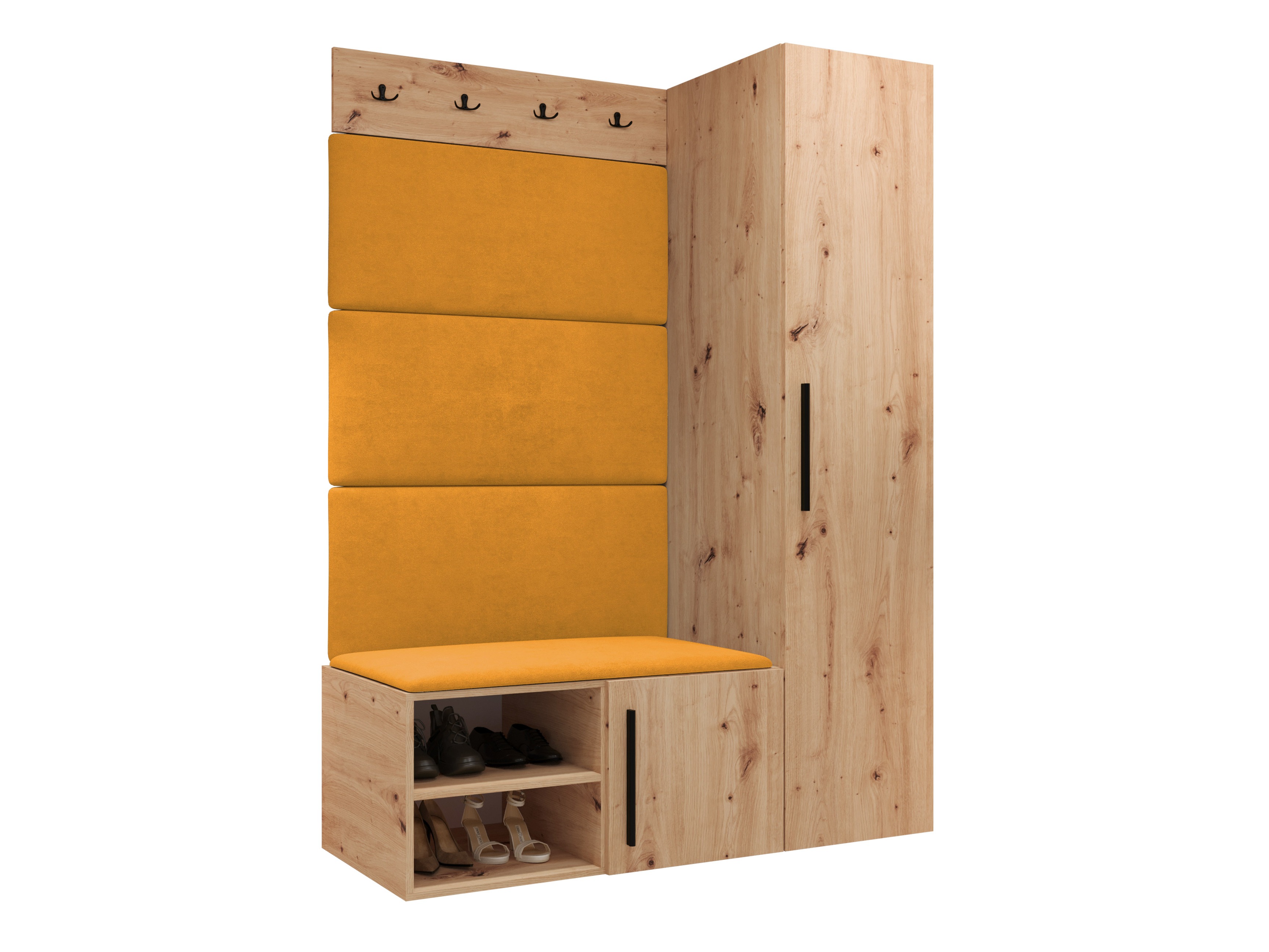 Set za hodnik Hartford 525 (Zanatski hrast)