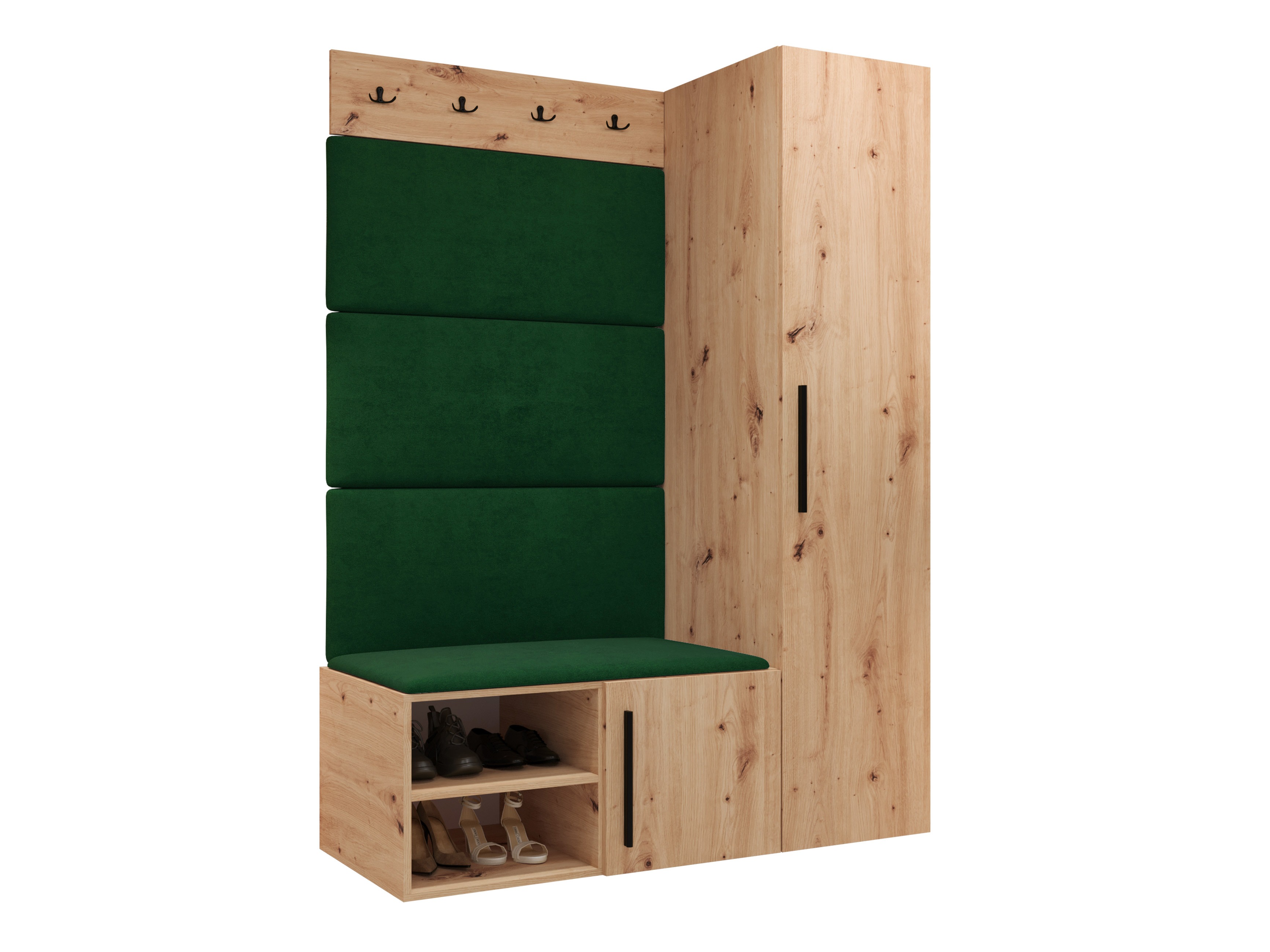 Set za hodnik Hartford 525 (Zanatski hrast)