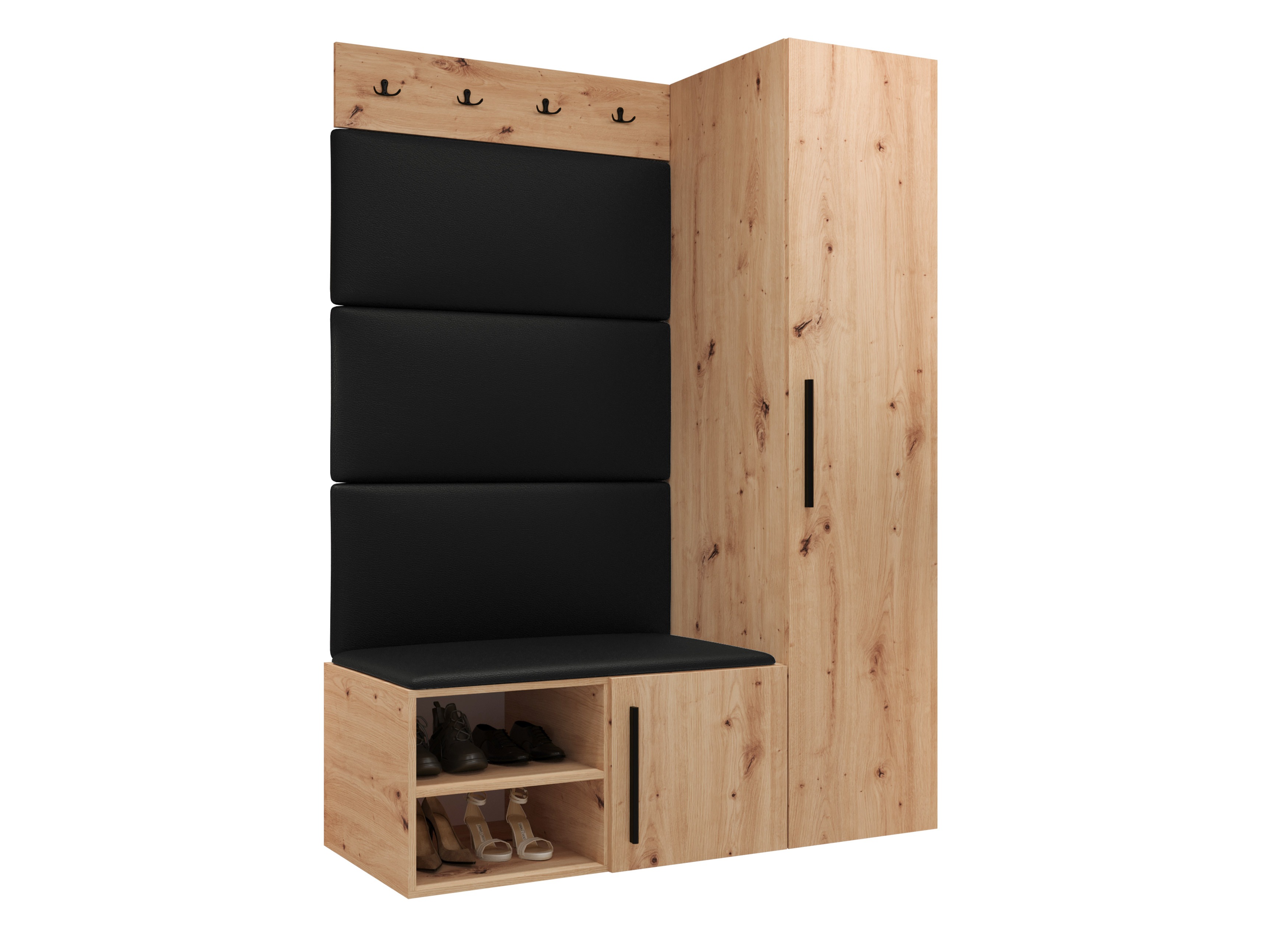 Set za hodnik Hartford 525 (Zanatski hrast)