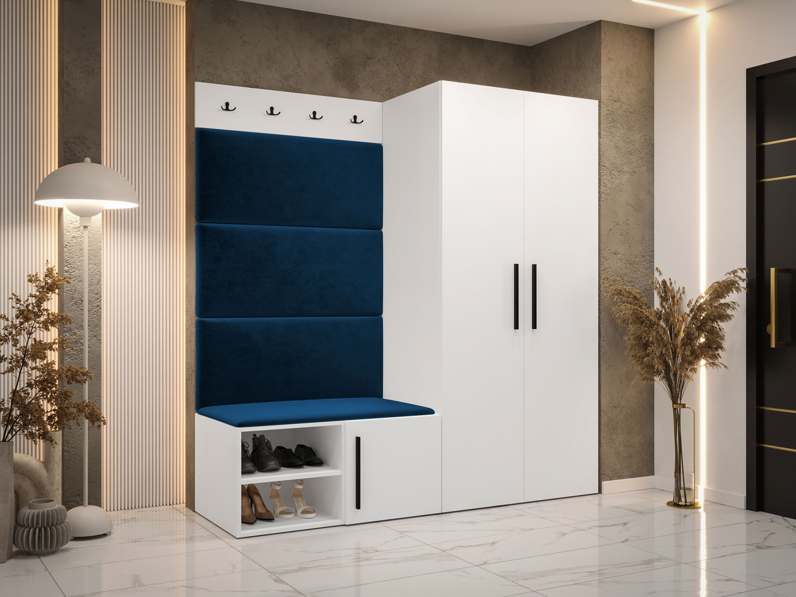 Set za hodnik Hartford 526 (Belo)