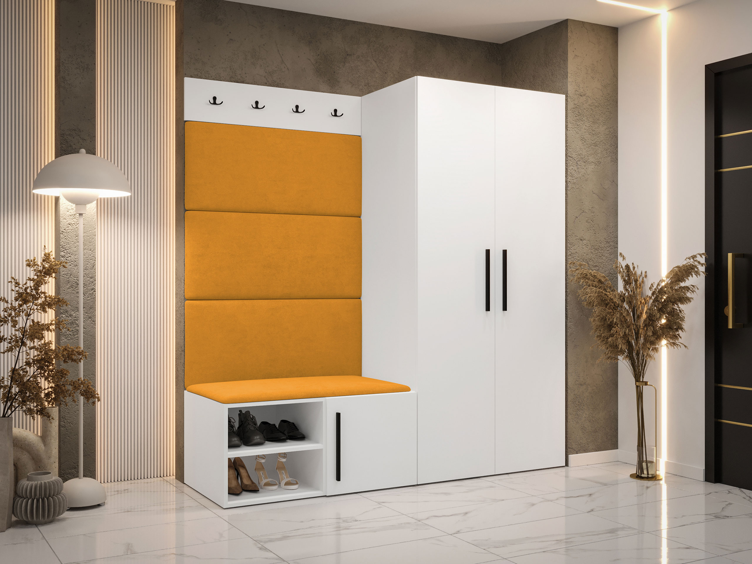 Set za hodnik Hartford 526 (Belo)