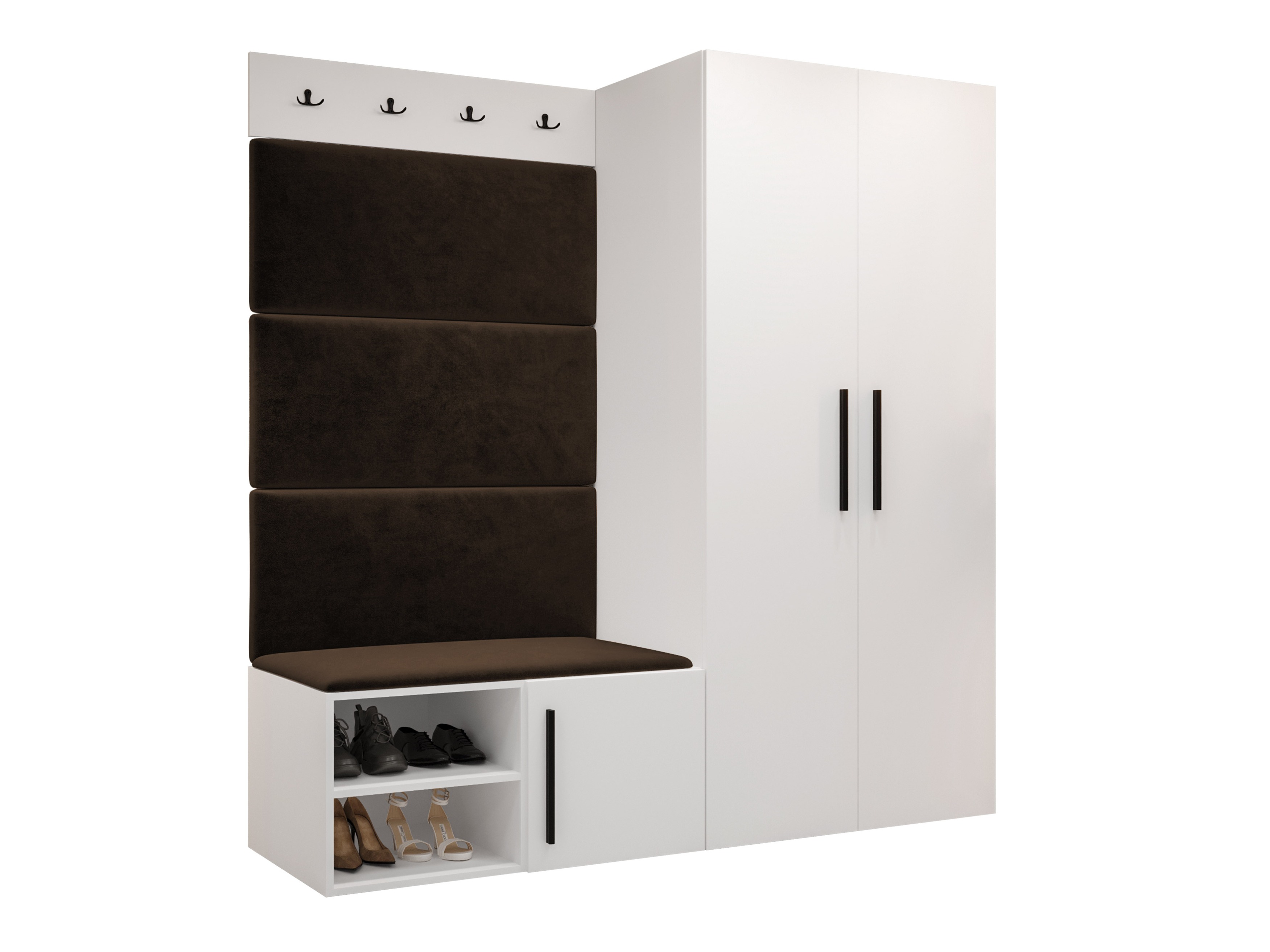 Set za hodnik Hartford 526 (Belo)