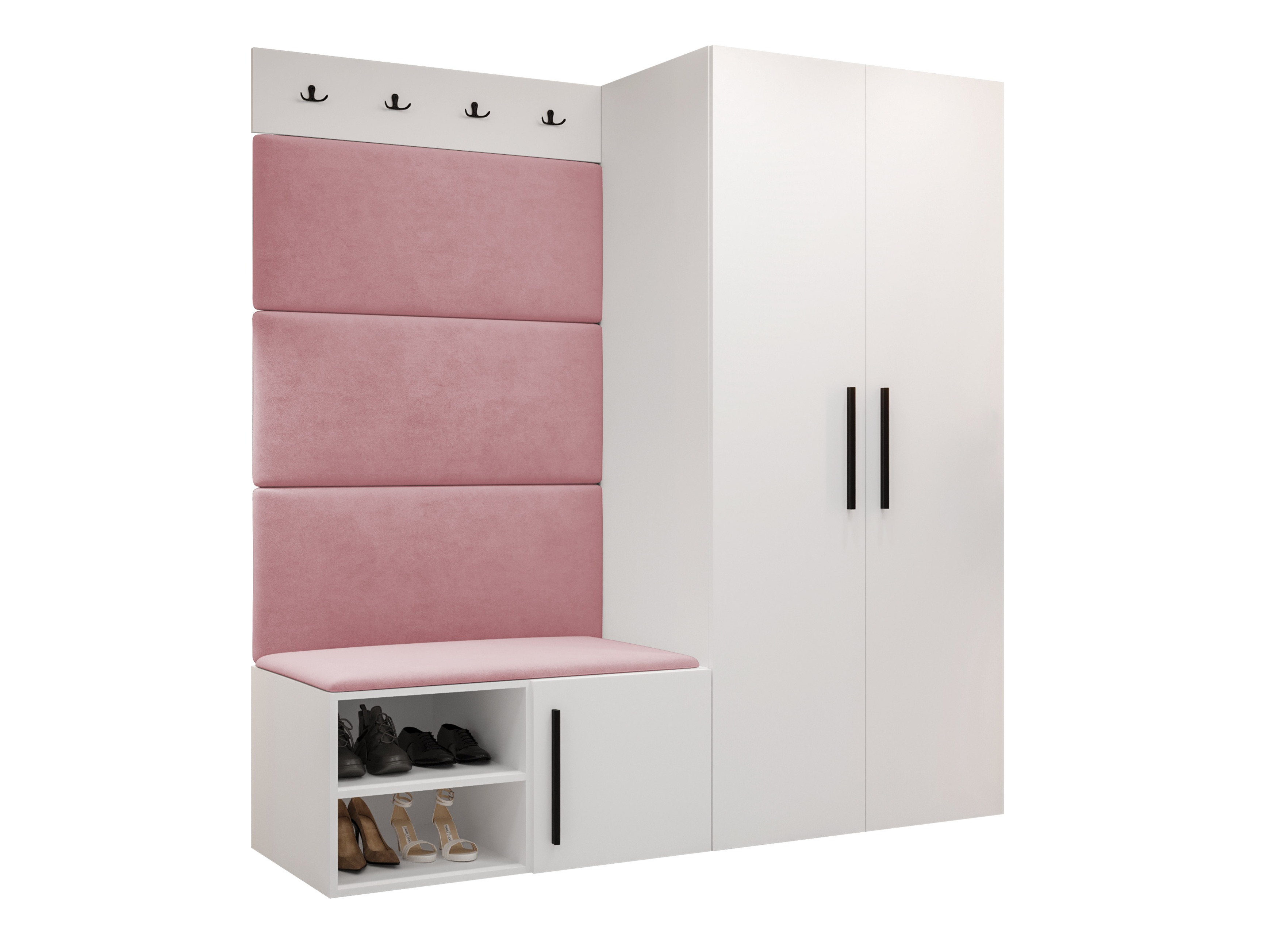 Set za hodnik Hartford 526 (Belo)