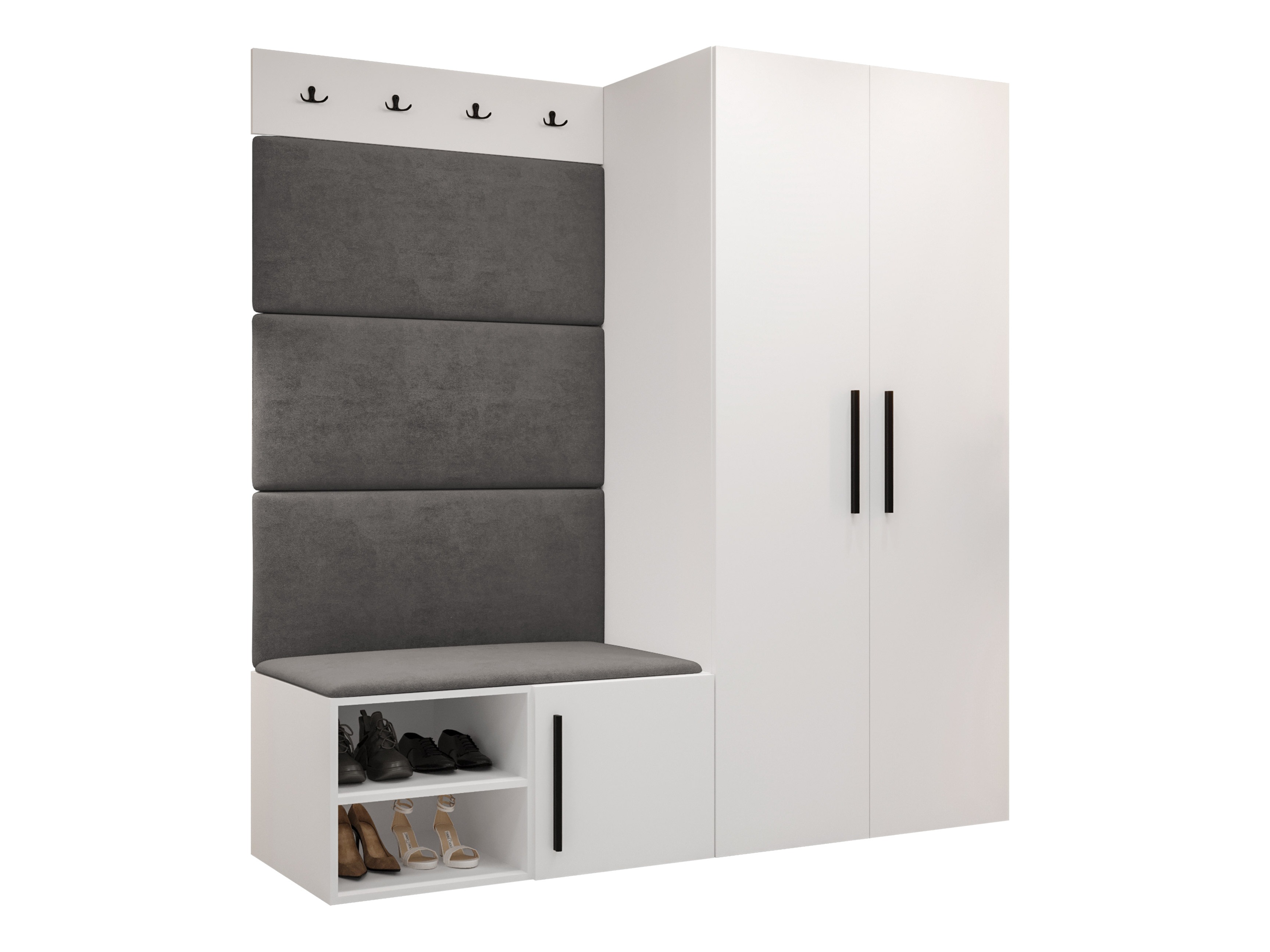 Set za hodnik Hartford 526 (Belo)