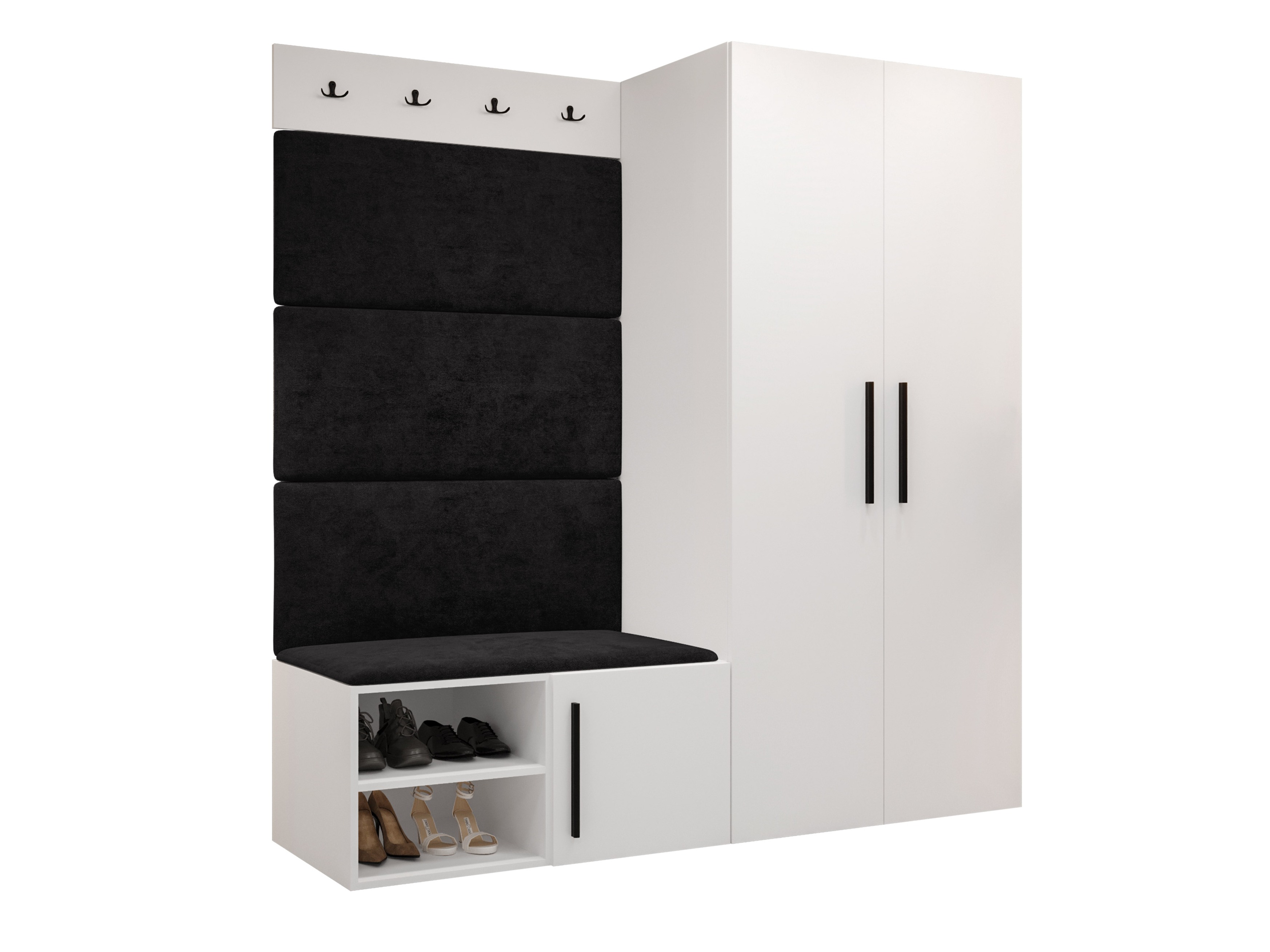 Set za hodnik Hartford 526 (Belo)