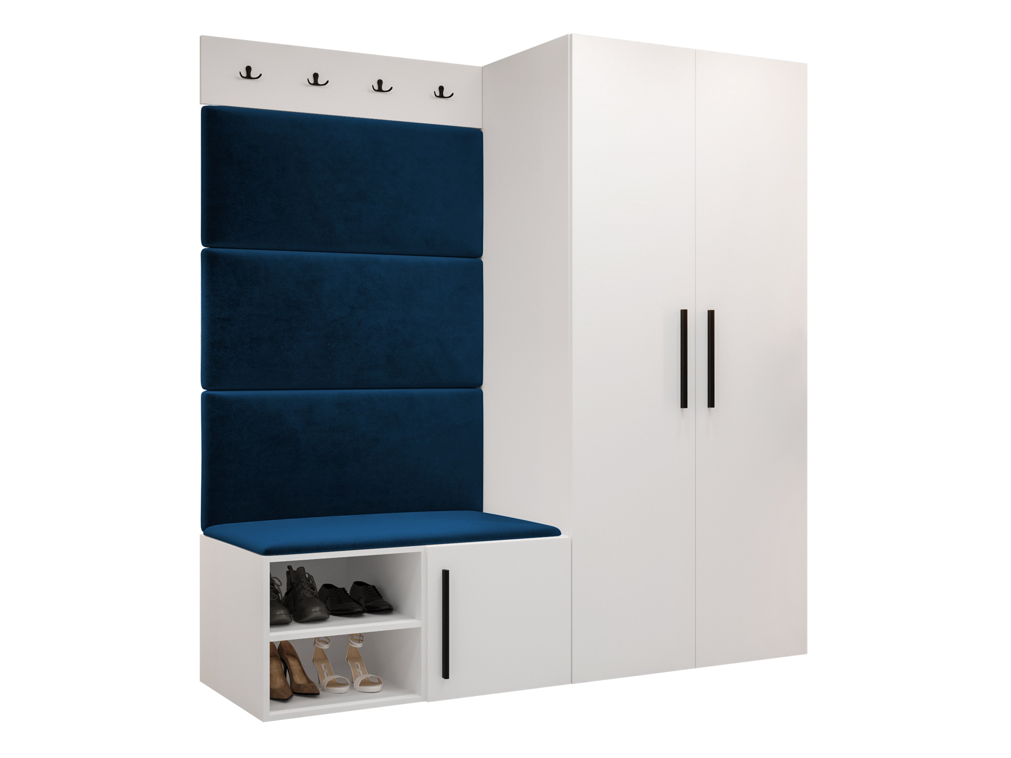 Set za hodnik Hartford 526 (Belo)