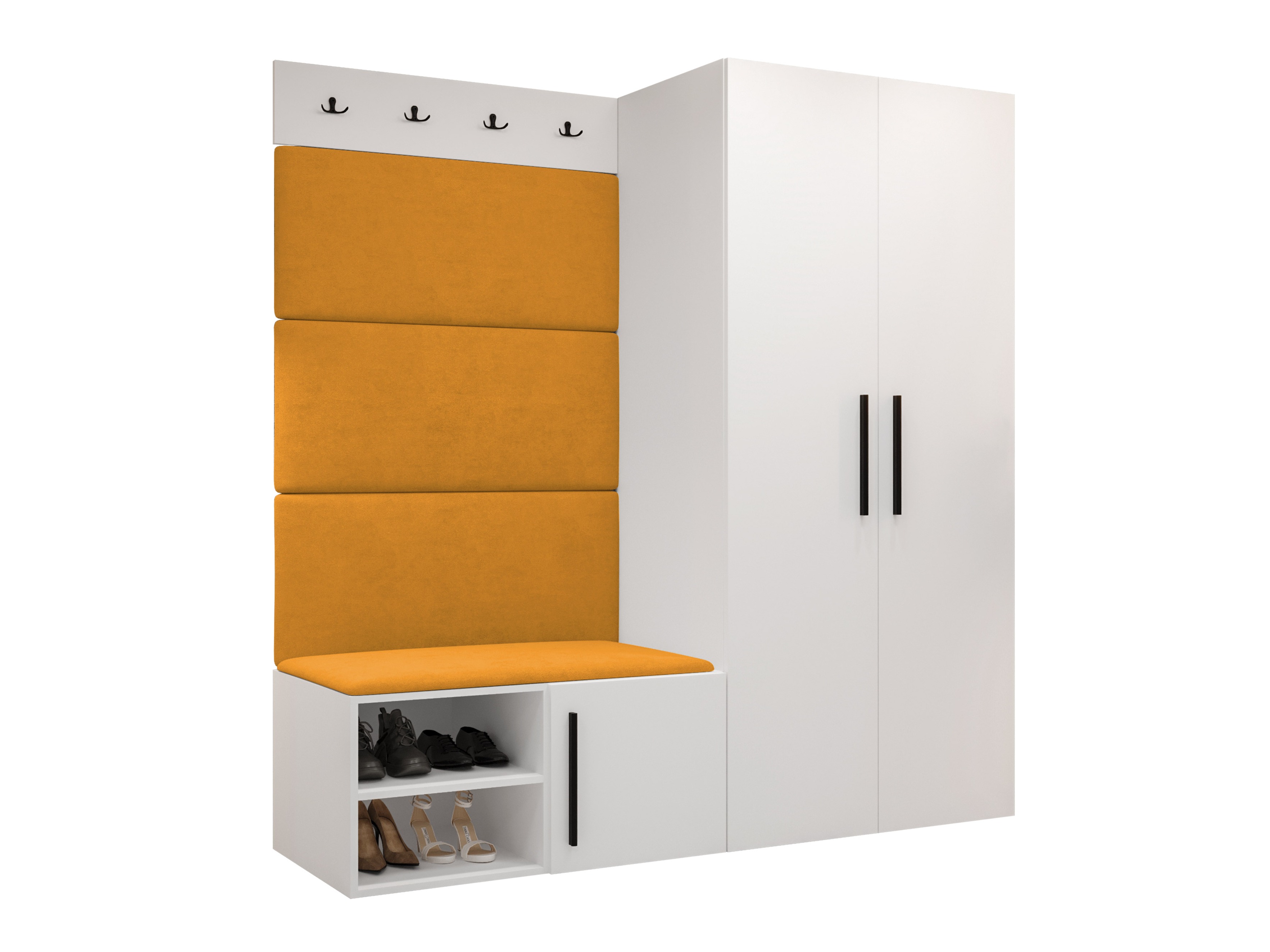 Set za hodnik Hartford 526 (Belo)