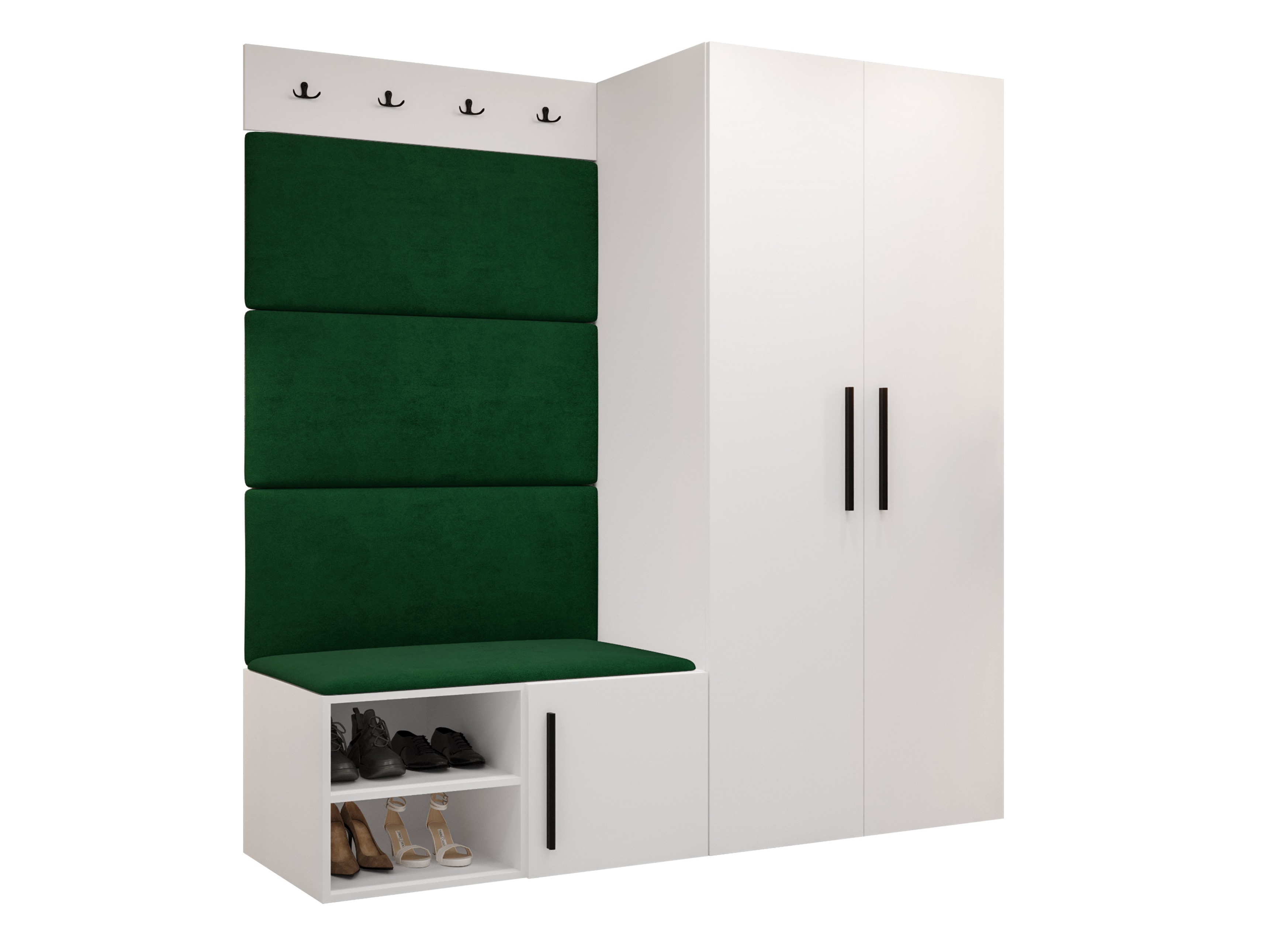 Set za hodnik Hartford 526 (Belo)