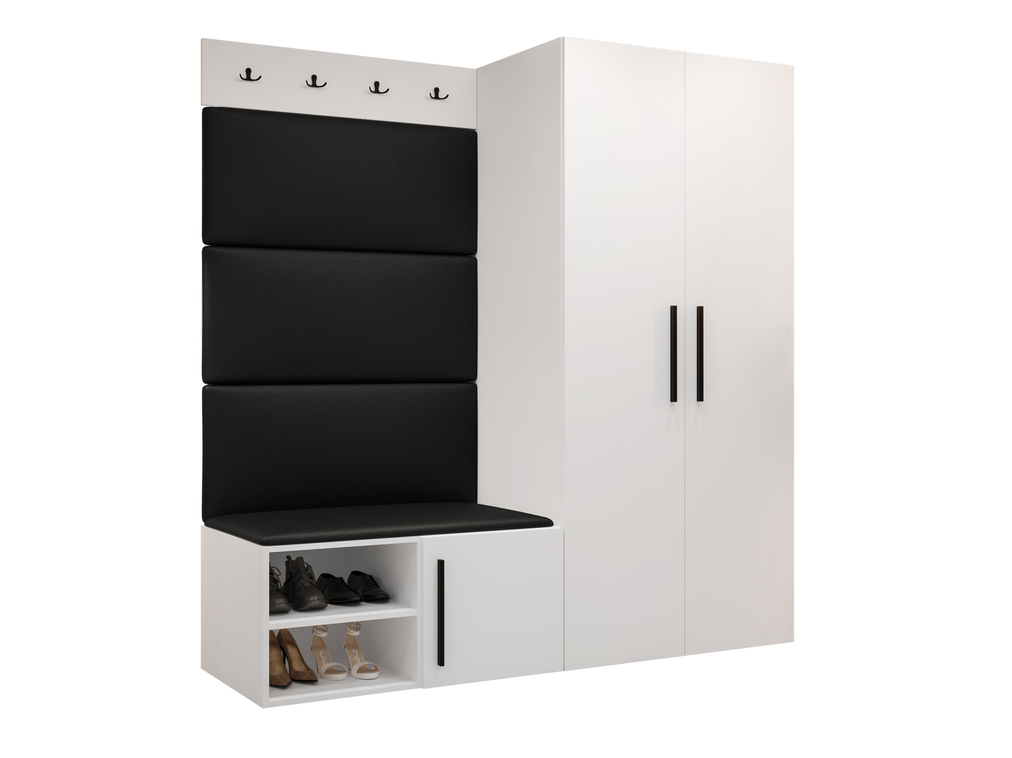 Set za hodnik Hartford 526 (Belo)