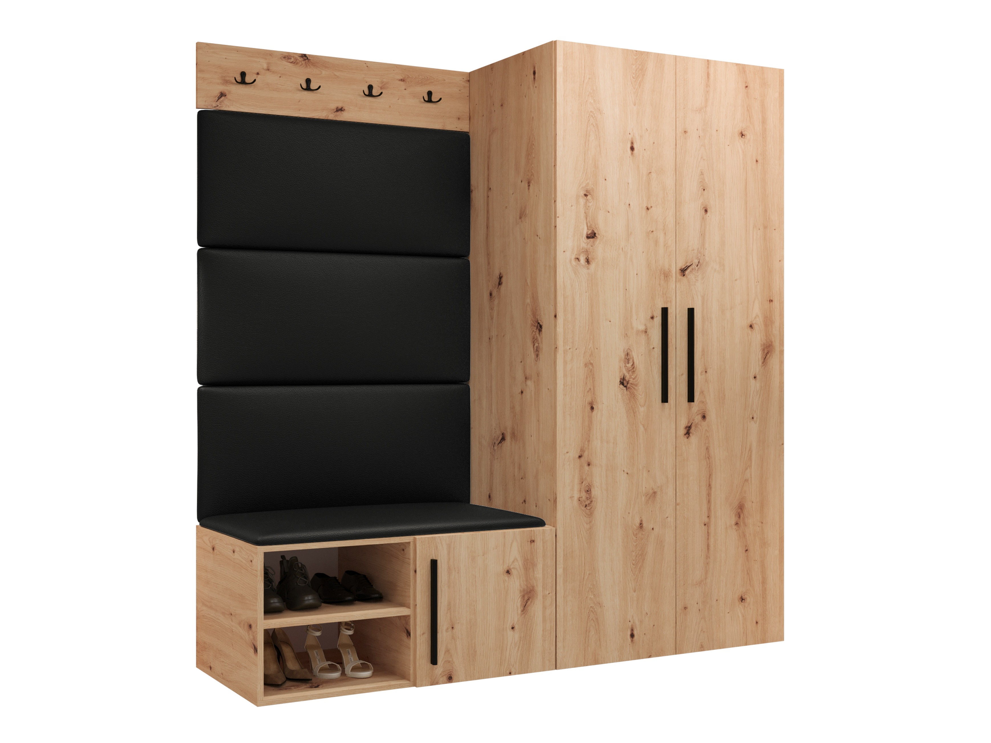 Set za hodnik Hartford 526 (Zanatski hrast)