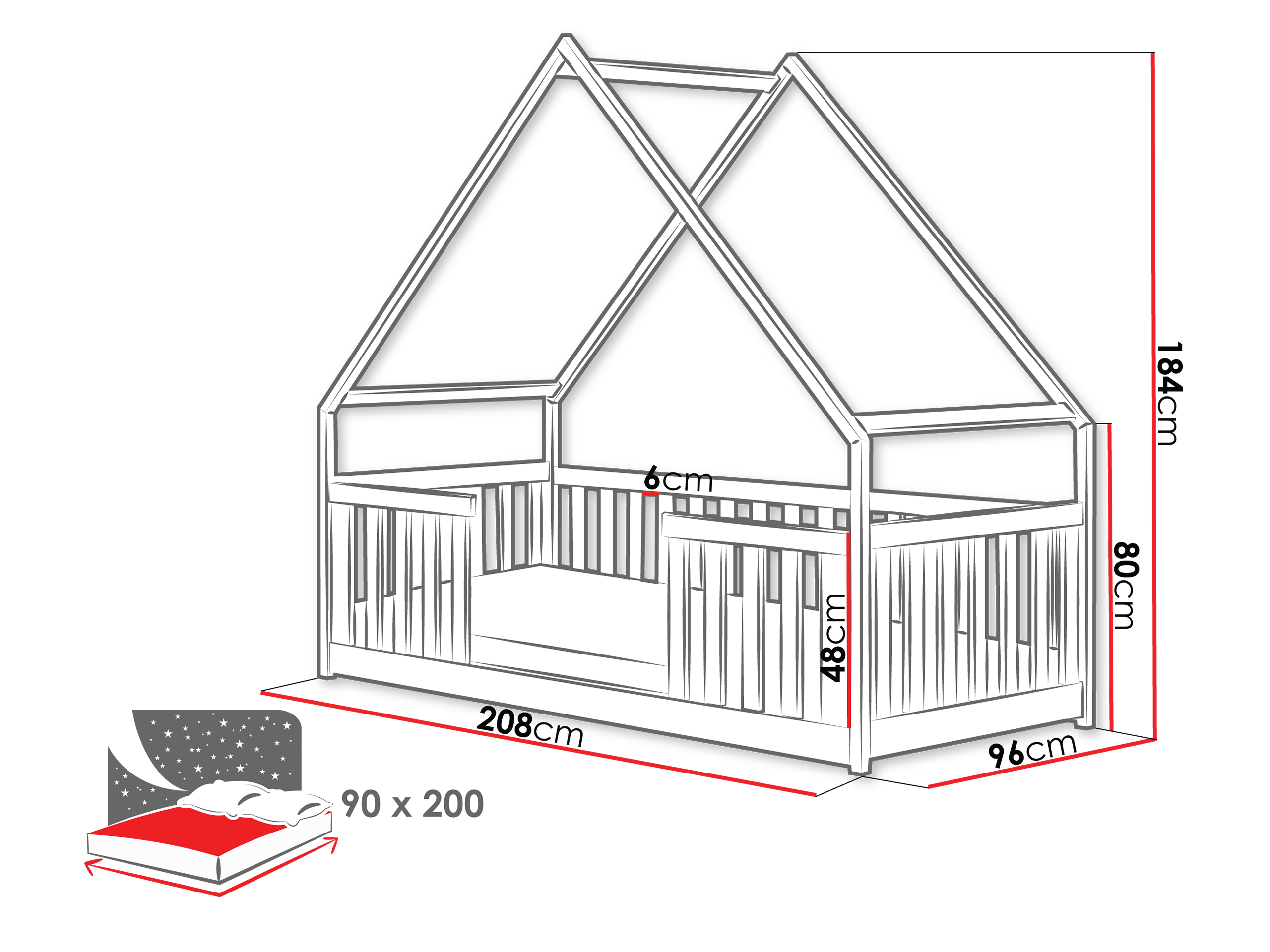 Krevet Vista 114 (Kašmir)