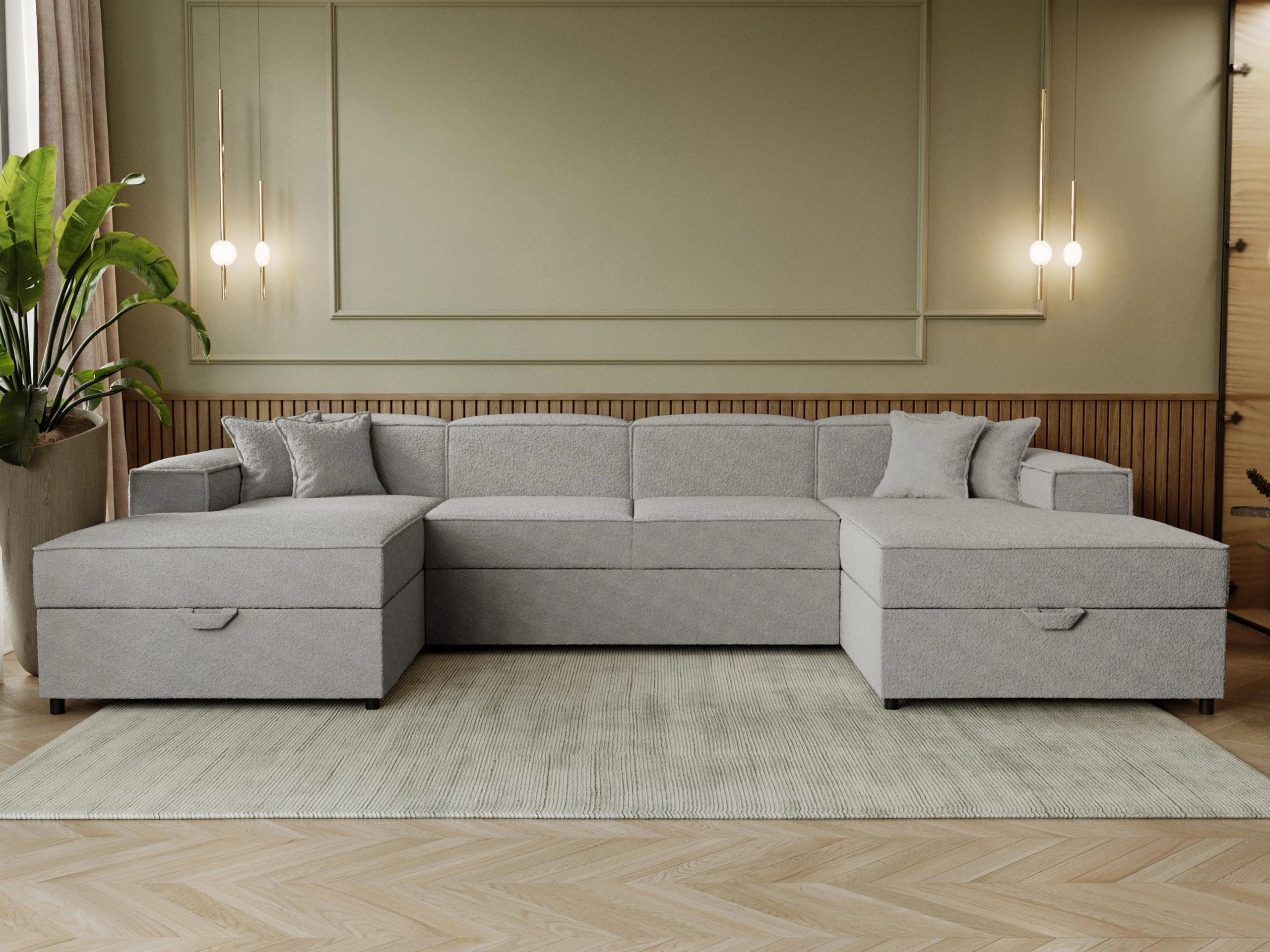 Ugaona sofa Clovis 115 (Coral 75)