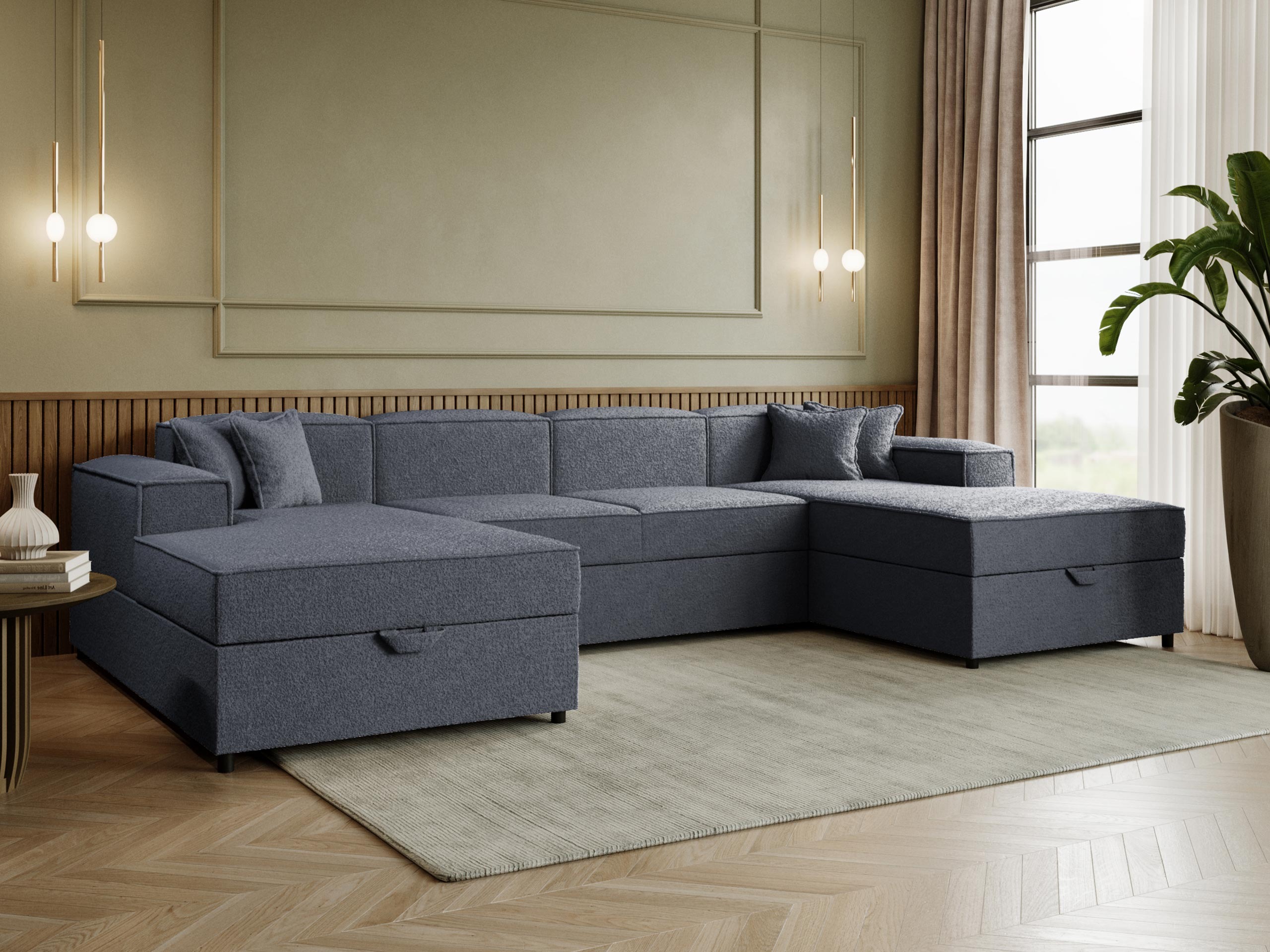 Ugaona sofa Clovis 115 (Coral 80)