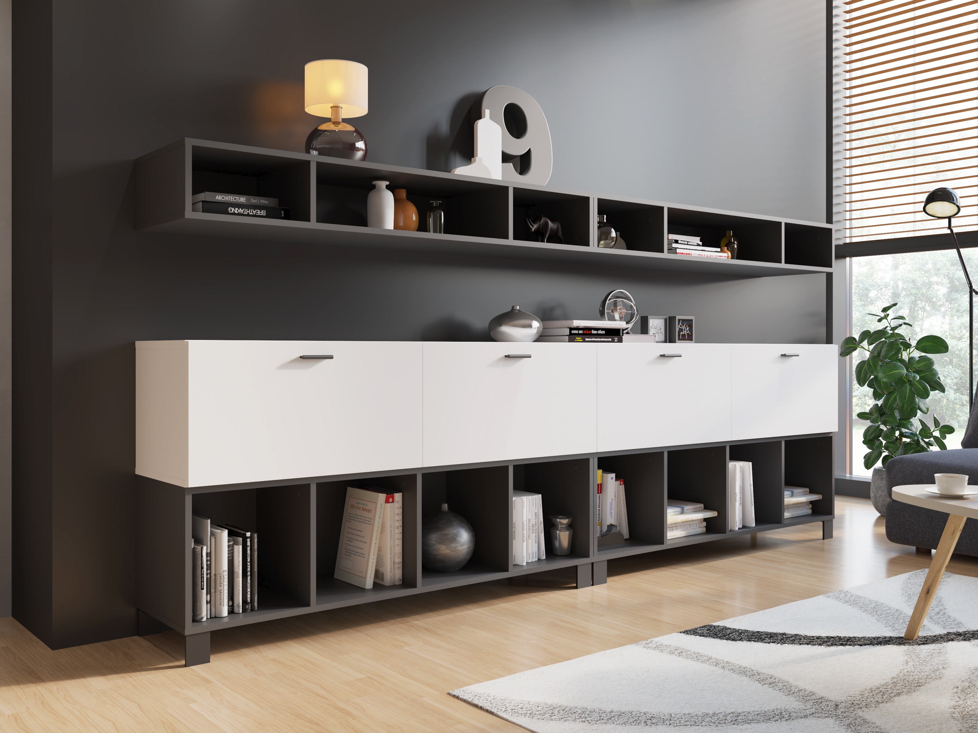 Polica Virnolu 102 (Antracit)