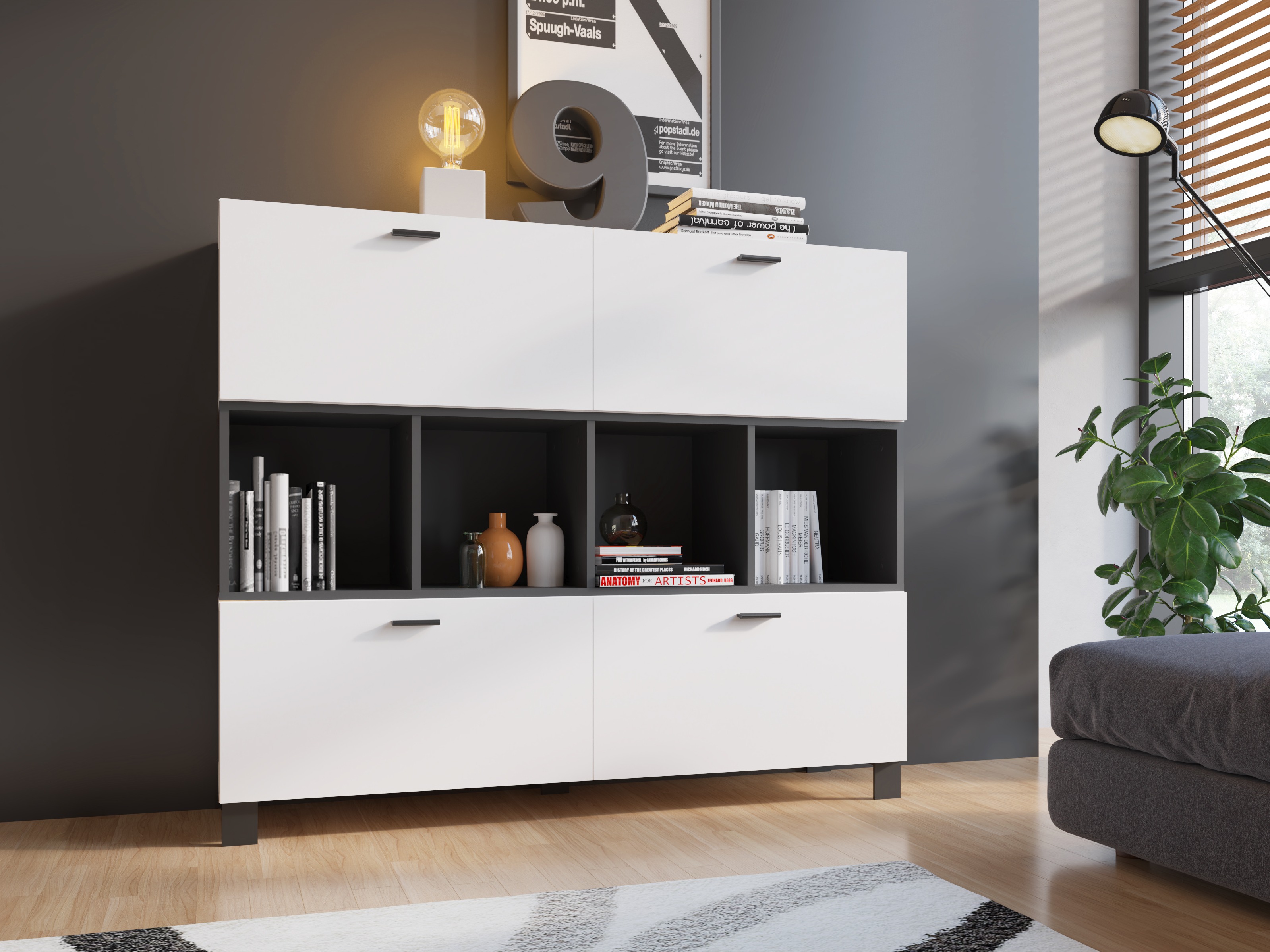 Polica Virnolu 102 (Antracit)