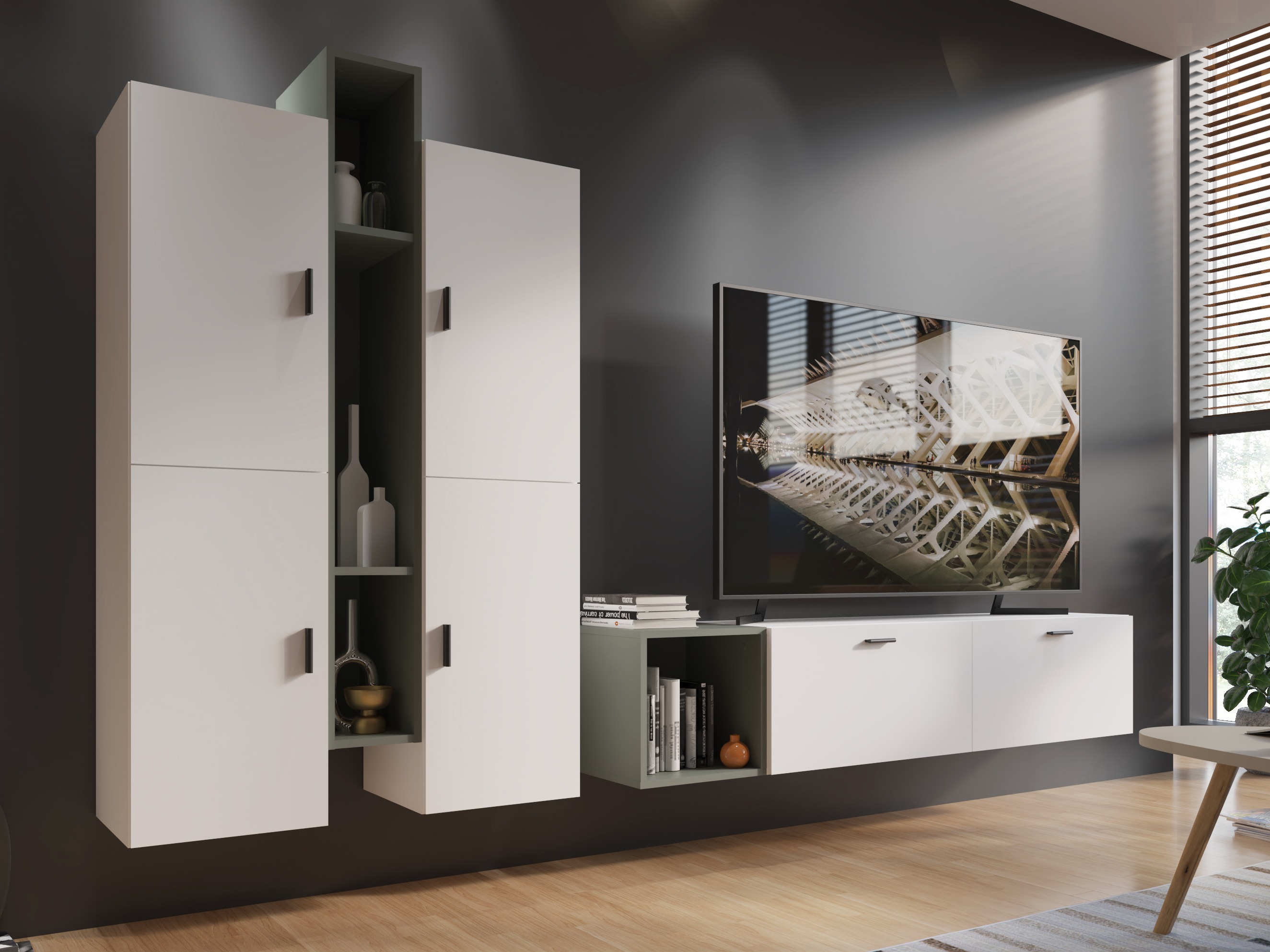 Zidna polica Virnolu 101 (Zelena)