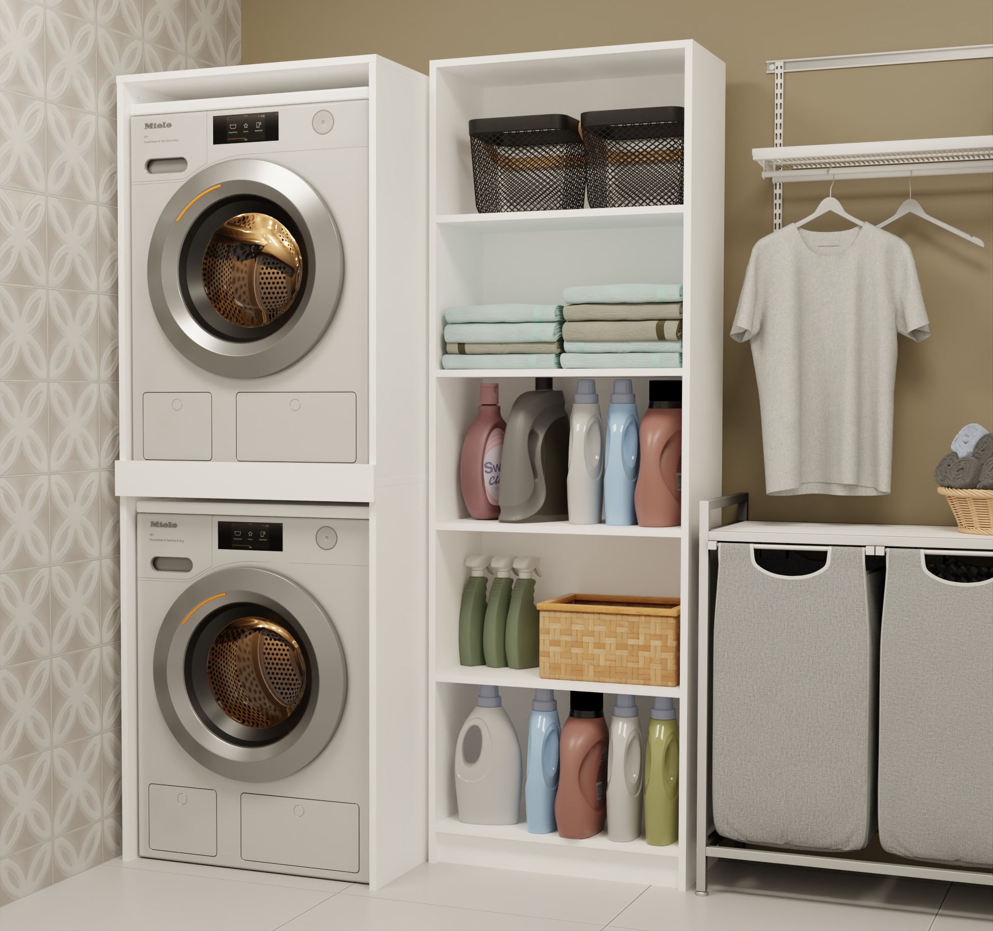 Polica za kupatilo Balelbo 108 (Belo)