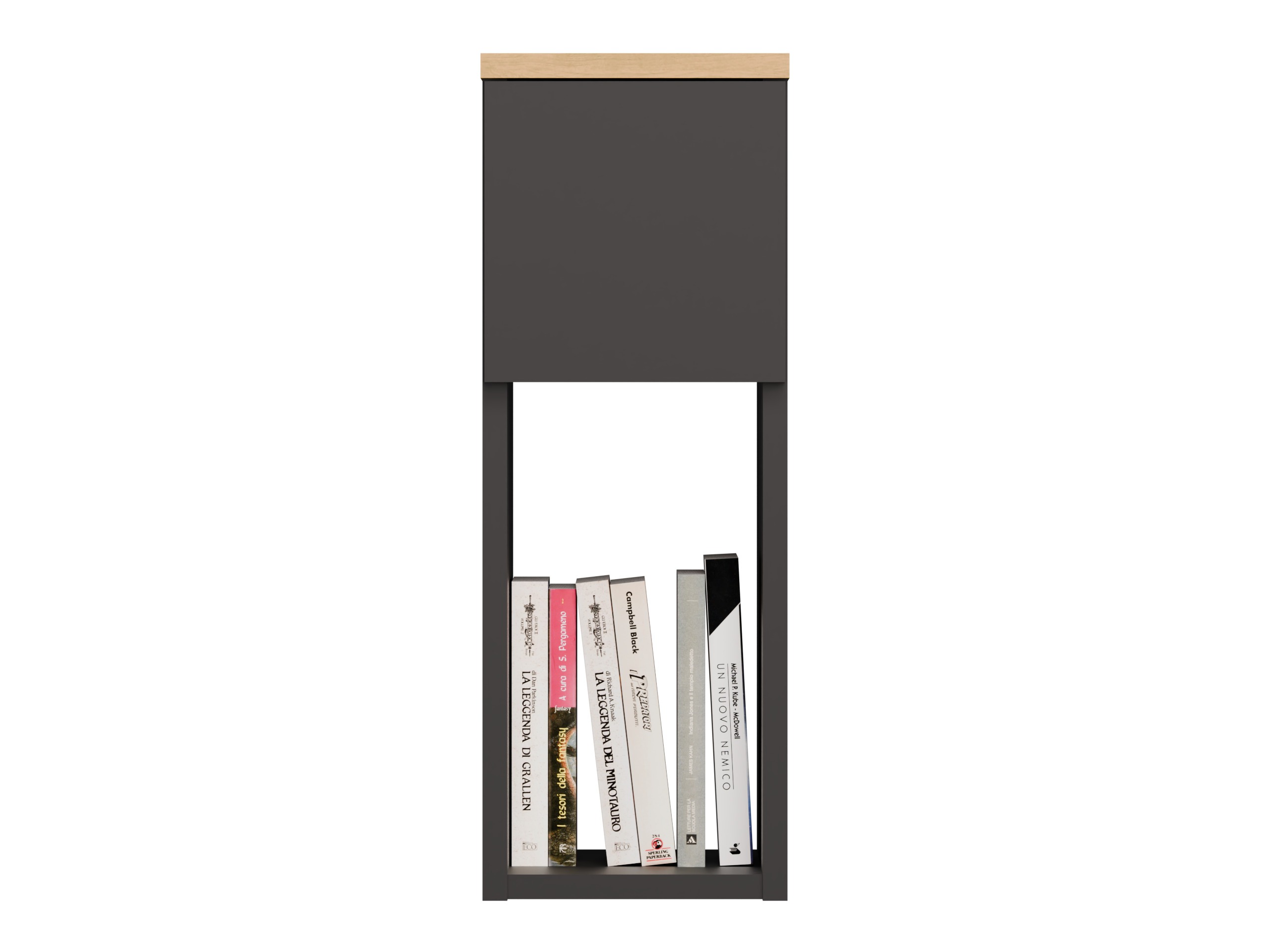 Noćni ormarić Mandeville 304 (Antracit + Artisan hrast)