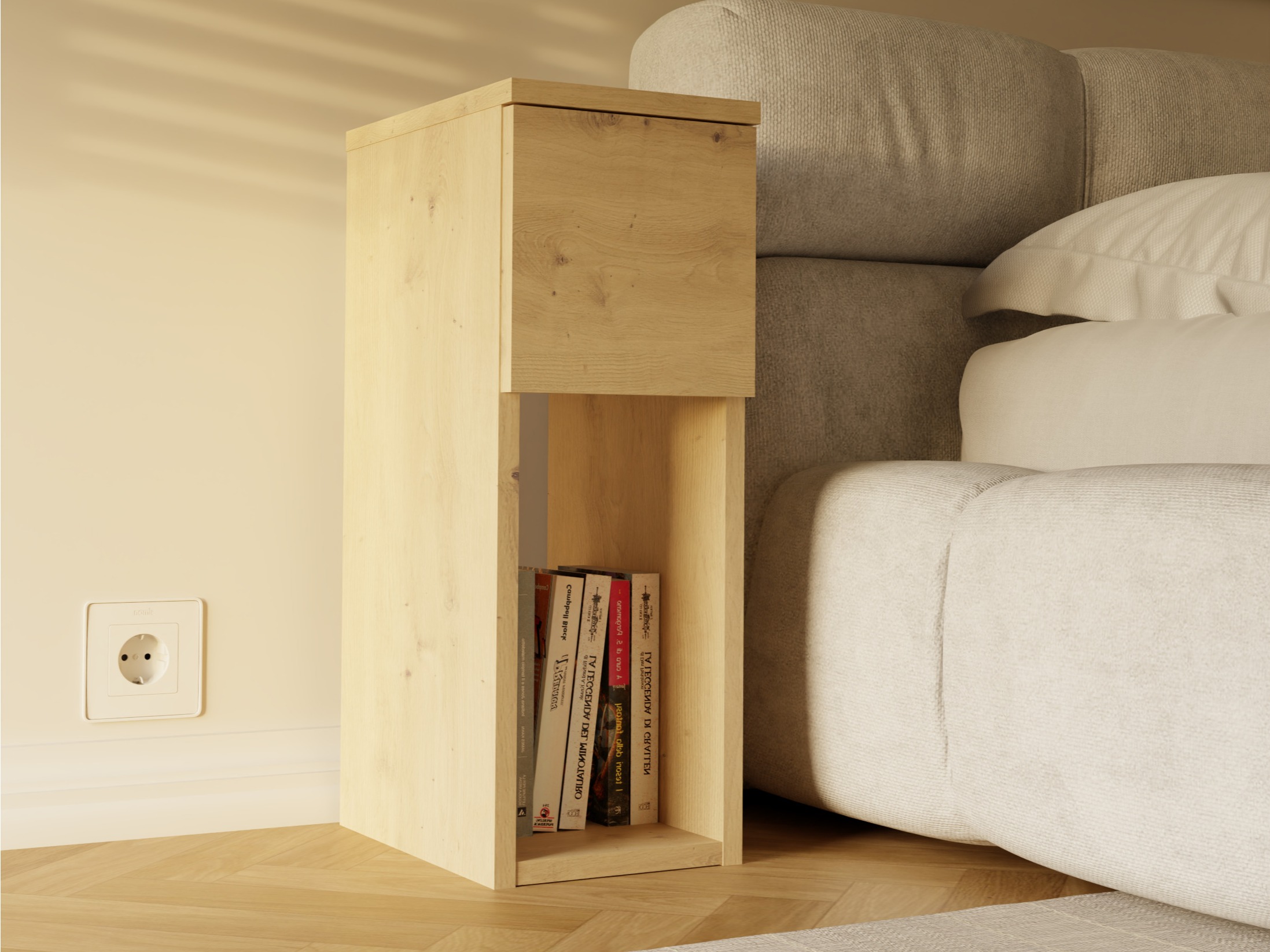 Noćni ormarić Mandeville 304 (Artisan hrast)