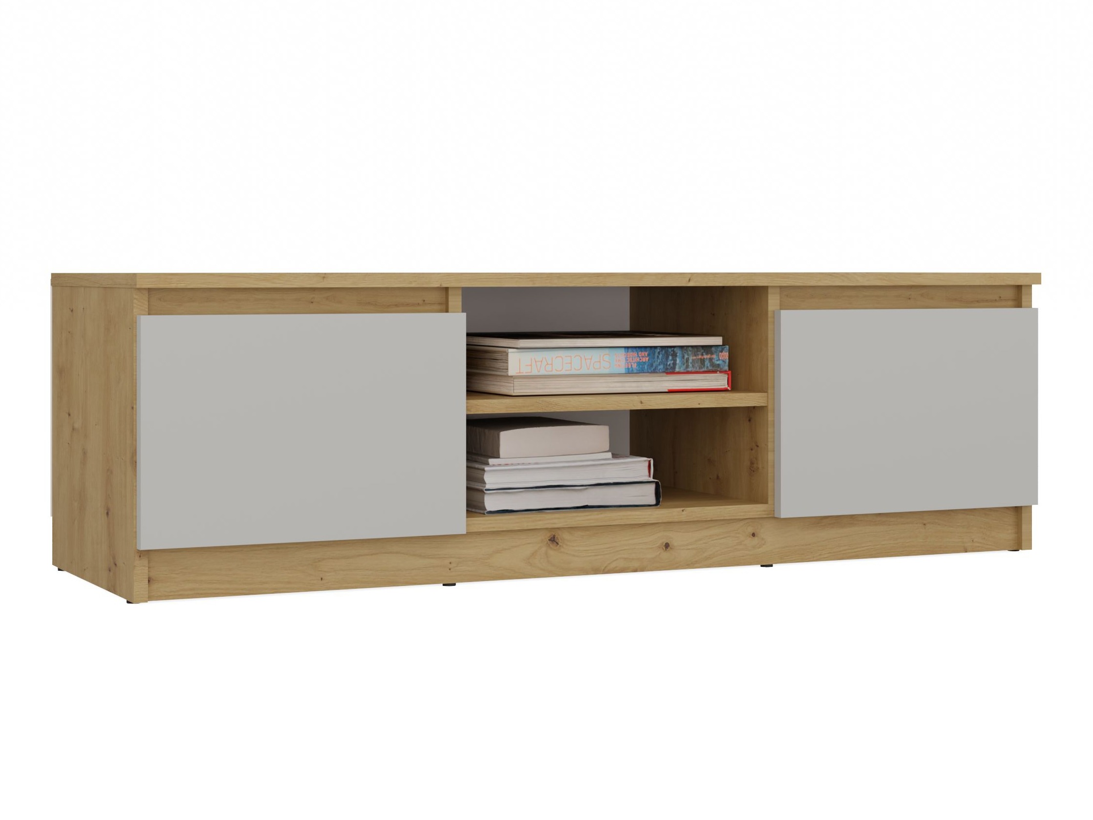 TV sto Elbvelu 123 (Zanatski hrast + Kašmir)