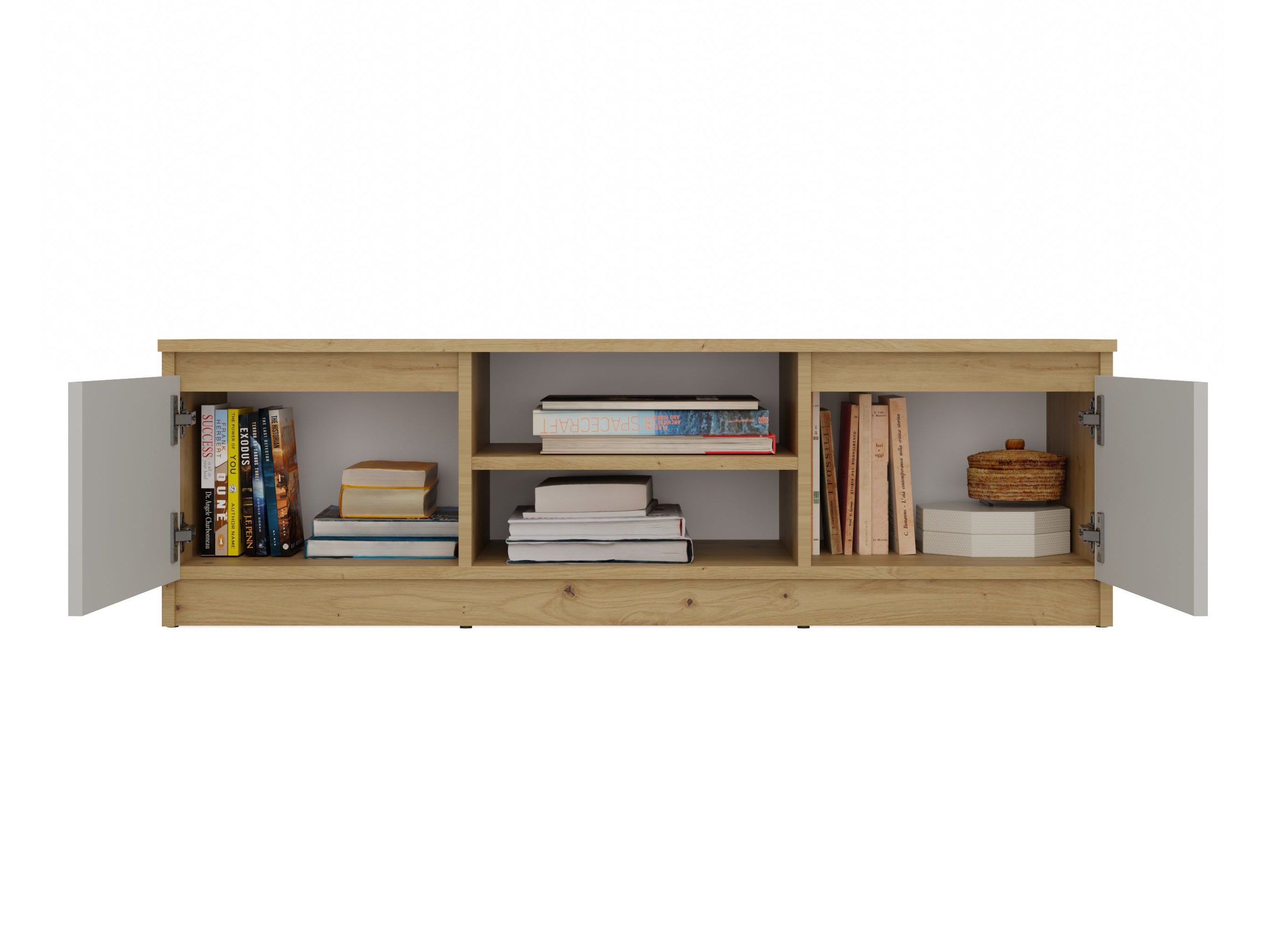 TV sto Elbvelu 123 (Zanatski hrast + Kašmir)