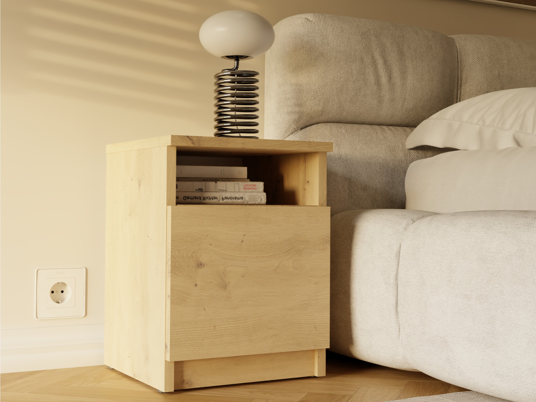 Noćni ormarić Mandeville 305 (Artisan hrast)