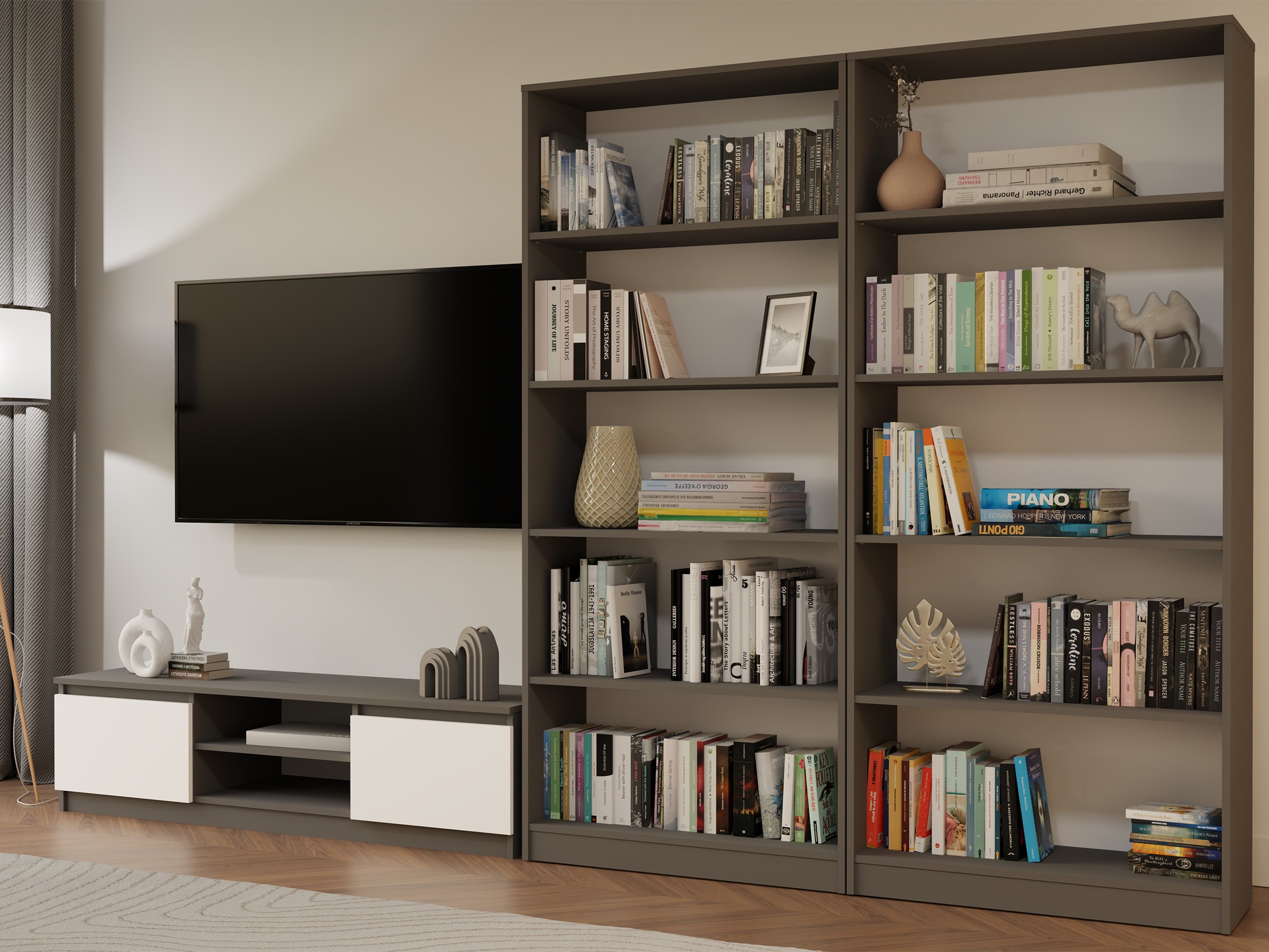 Polica Mandeville 253 (Antricit (ugalj) + Belo)