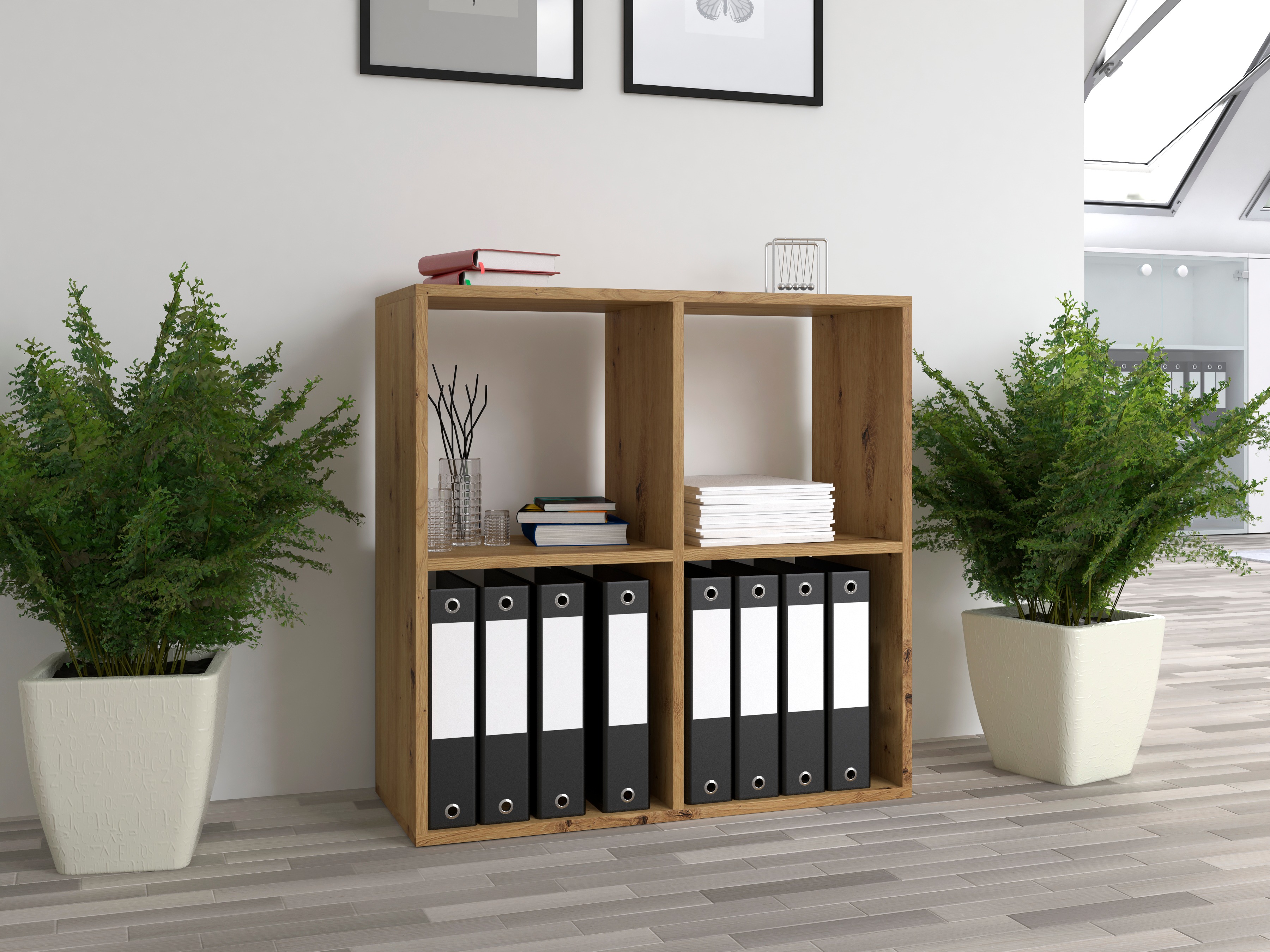 Polica Mandeville 285 (Zanatski hrast)