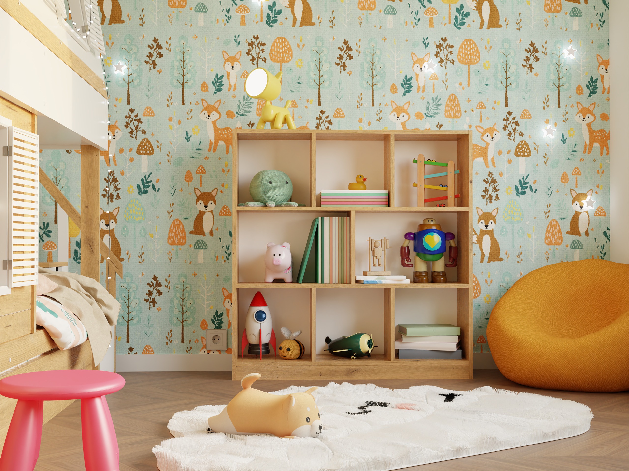 Polica Mandeville 307 (Zanatski hrast)