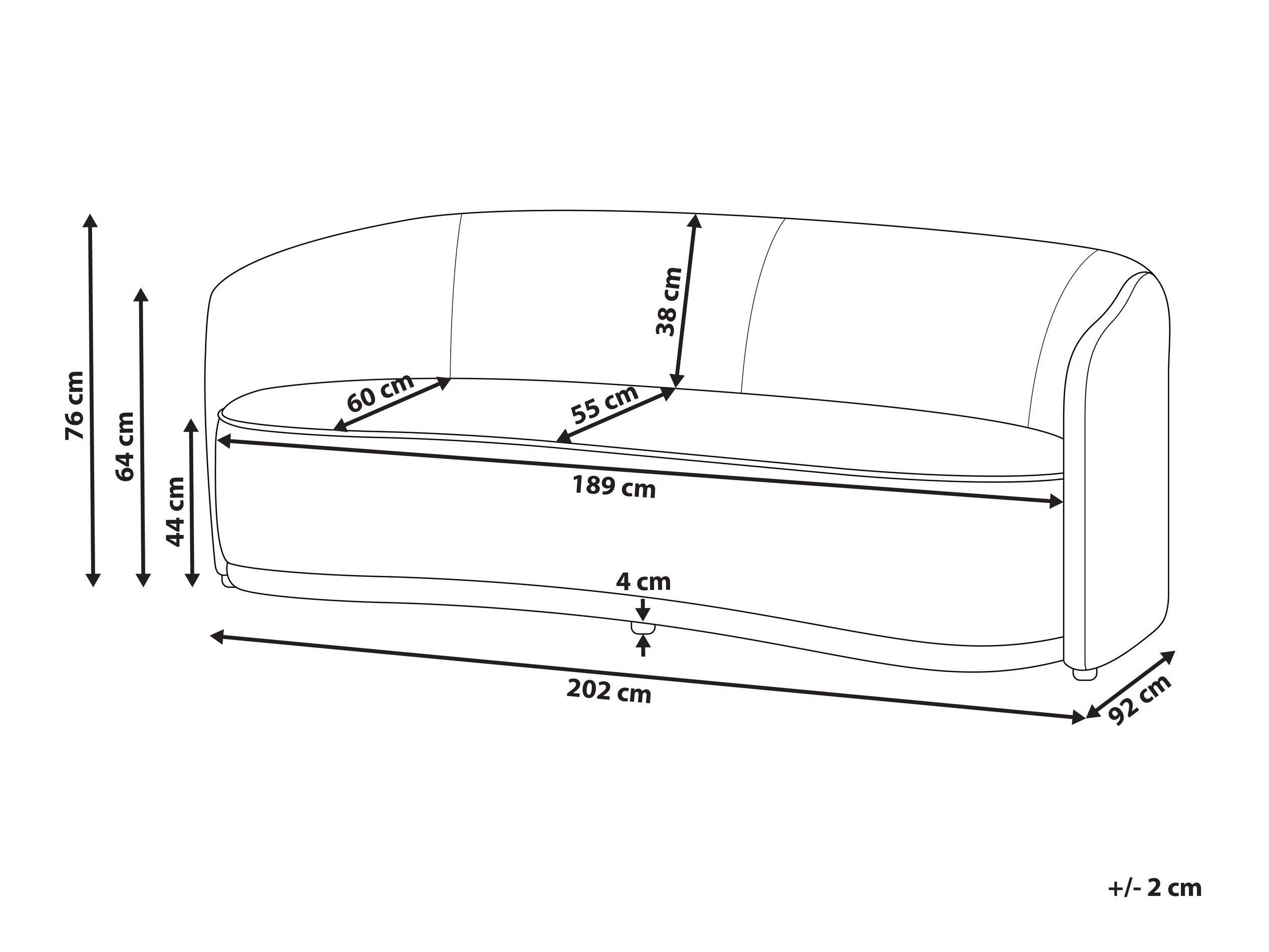 Sofa Berwyn 2752 (Sivo)