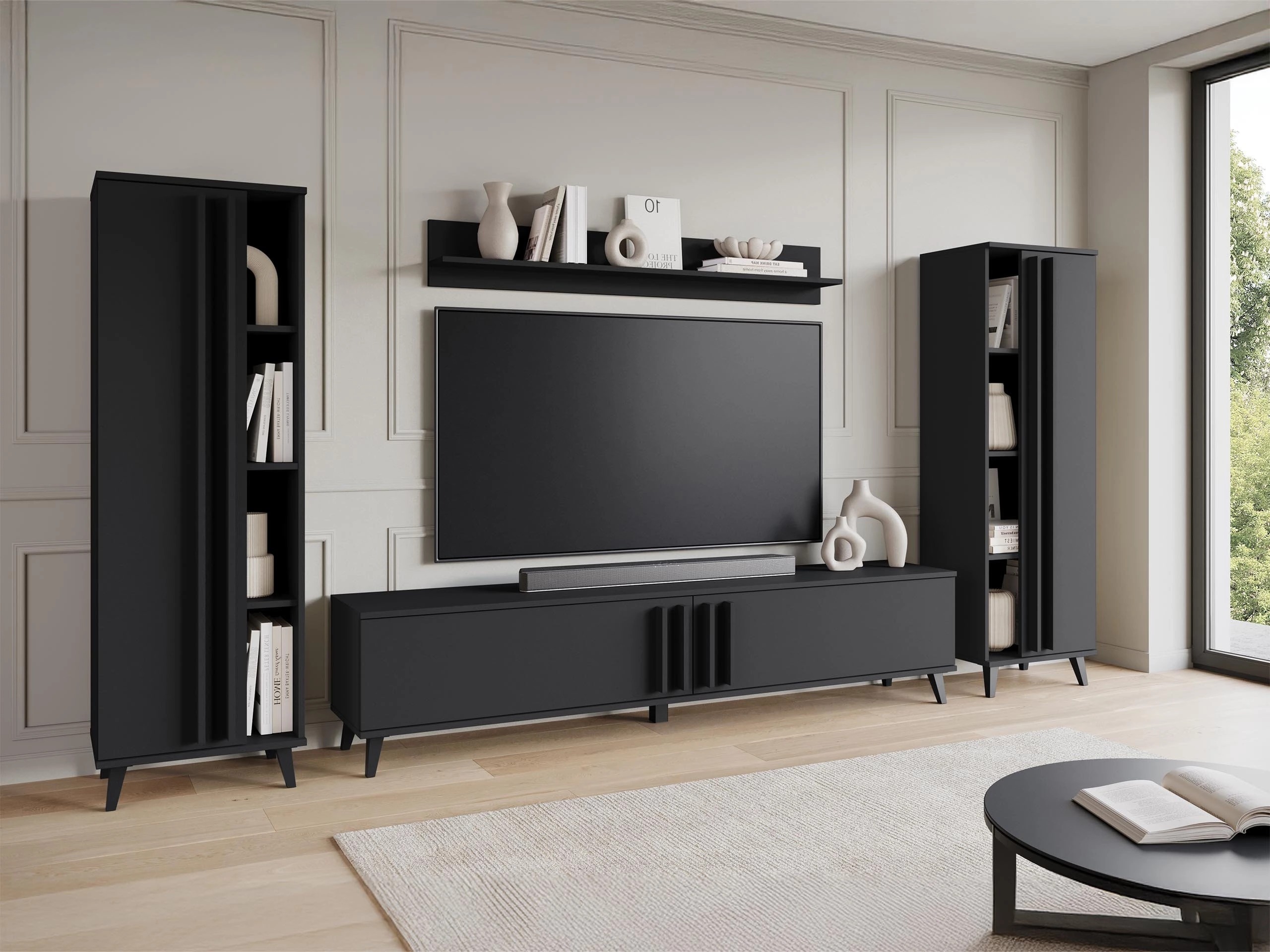 Set za dnevnu sobu Temora 102 (Grafit)