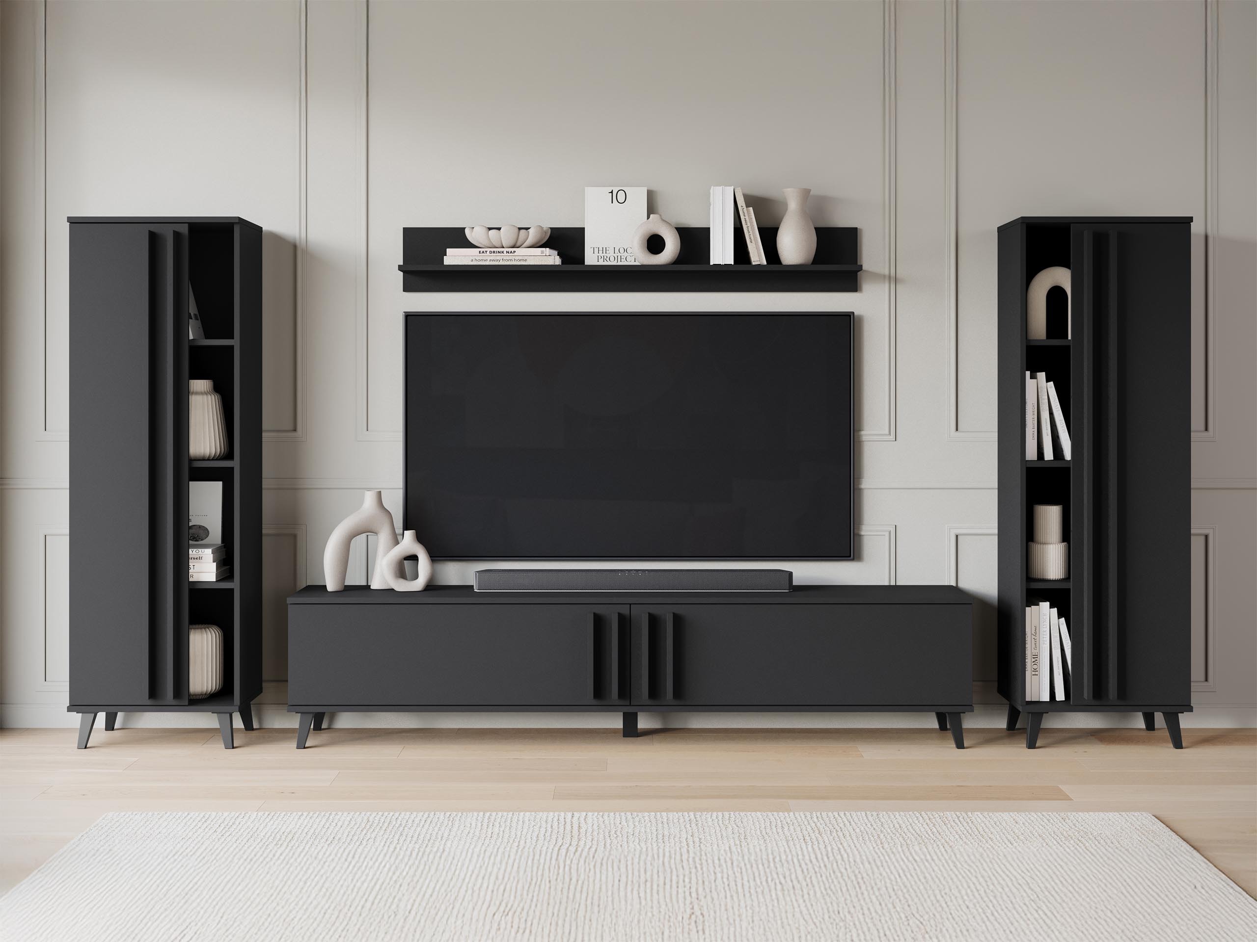 Set za dnevnu sobu Temora 102 (Grafit)