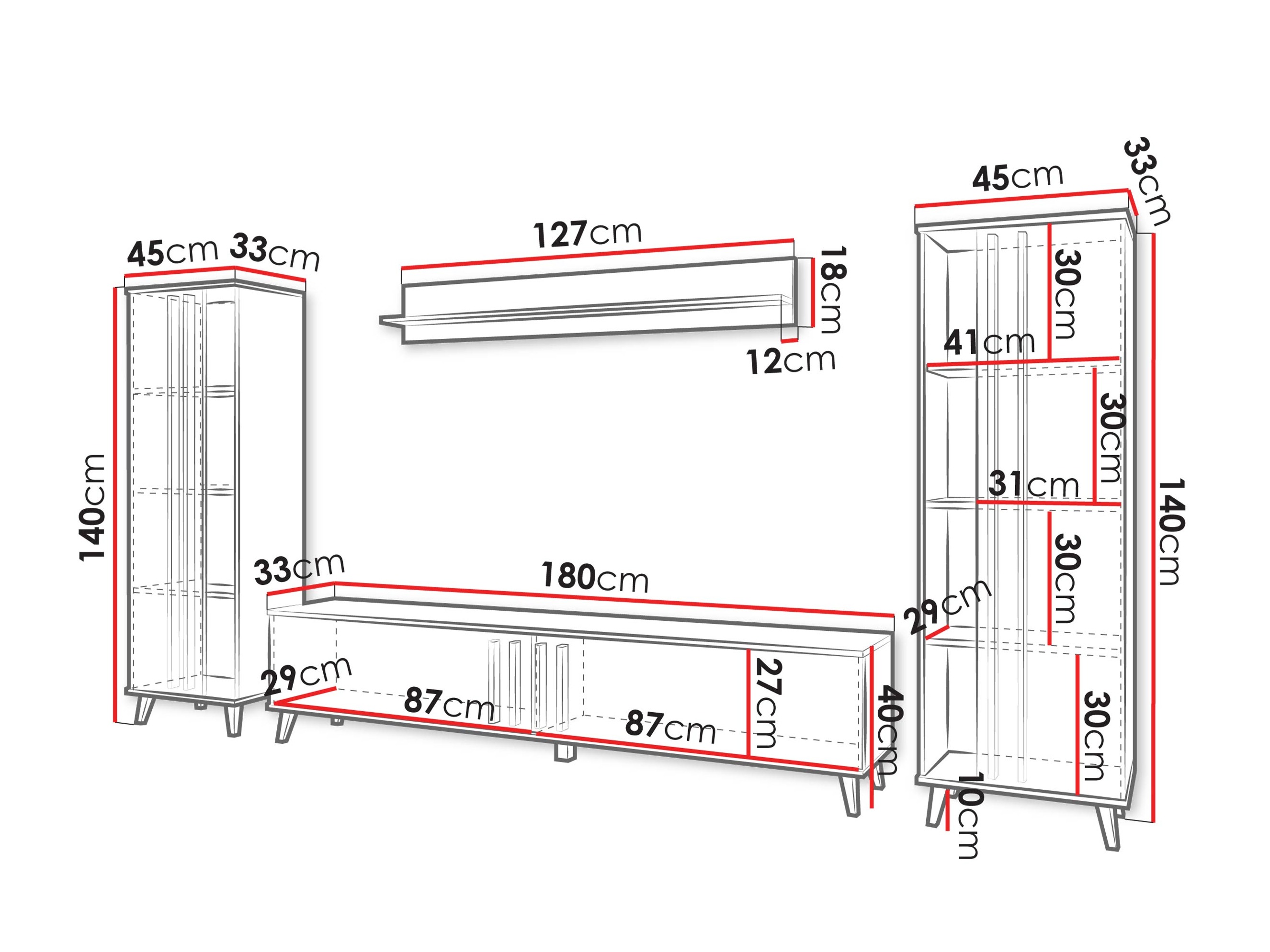 Set za dnevnu sobu Temora 102 (Kašmir)