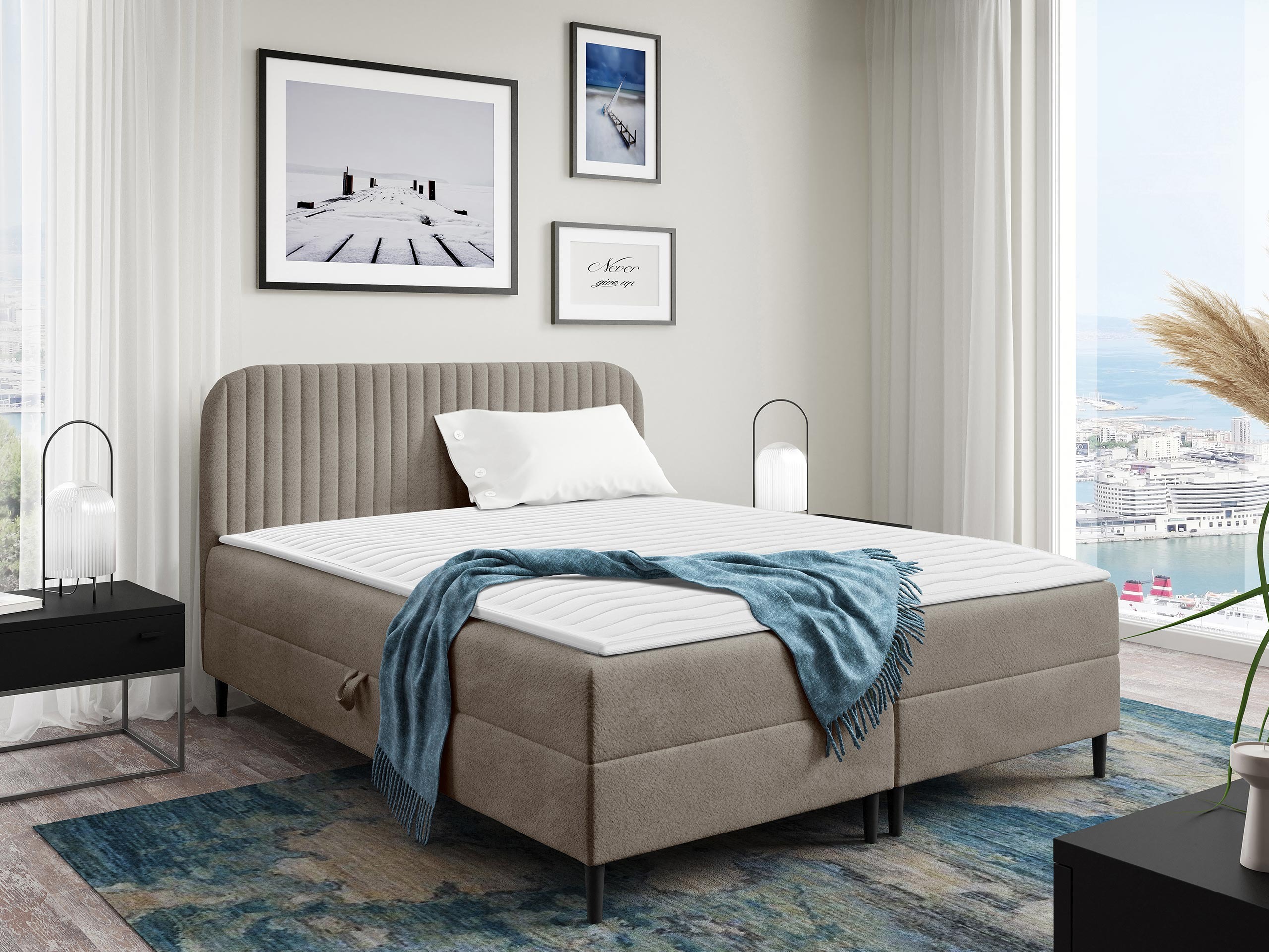 Boxspring krevet Baltimore 200 (Coral 50)