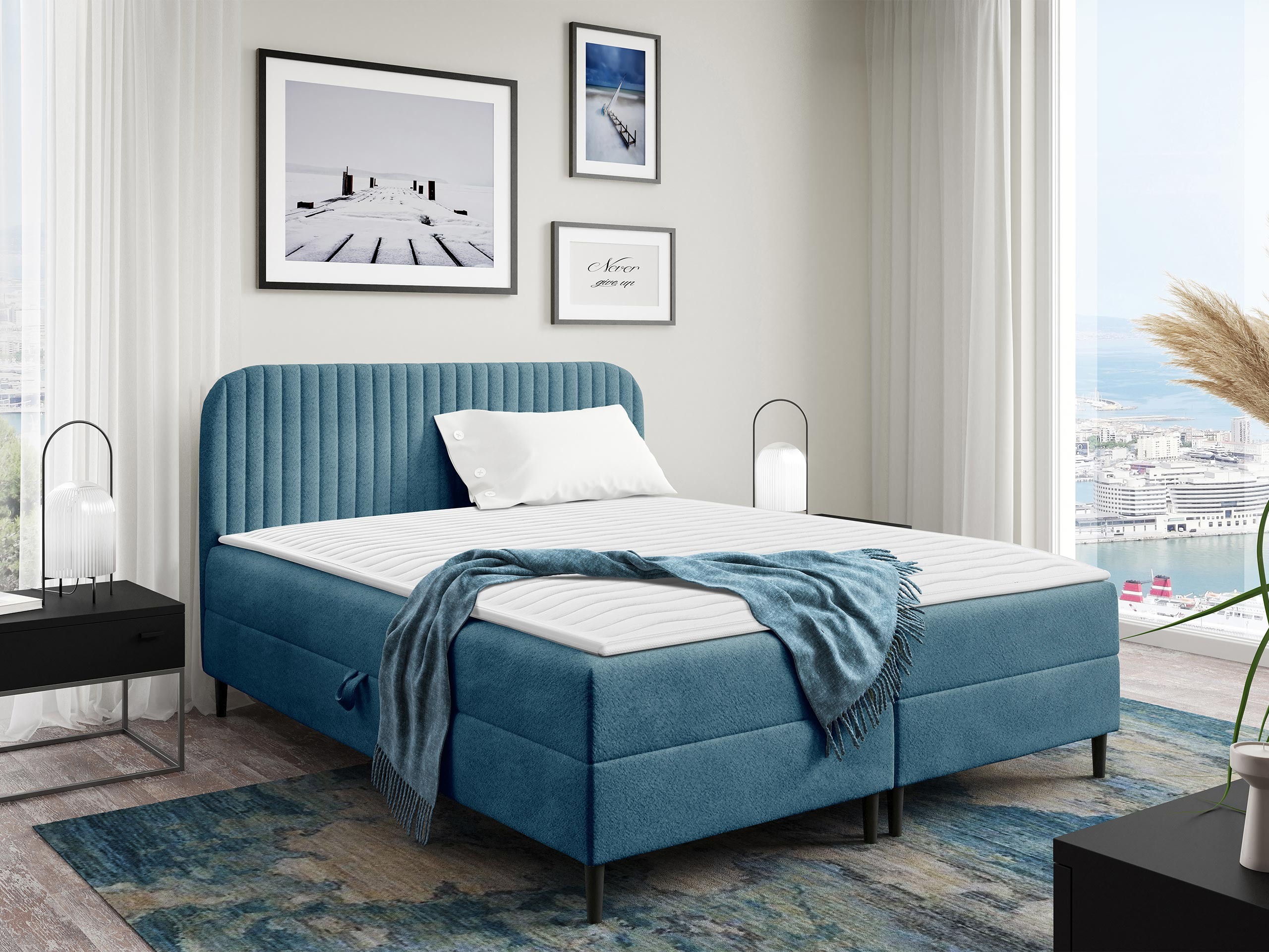 Boxspring krevet Rivus (Coral 10)