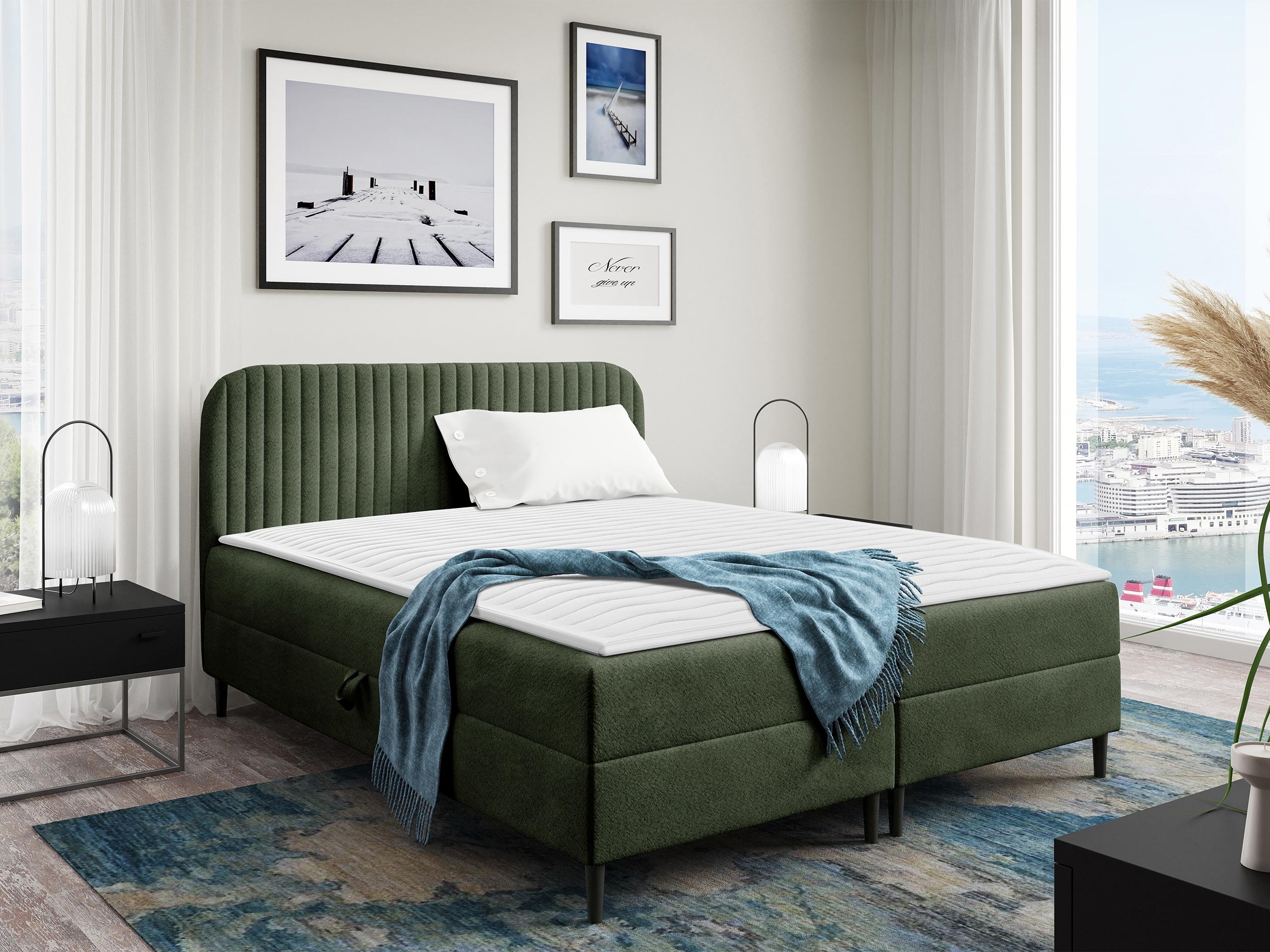 Boxspring krevet Rivus (Coral 20)