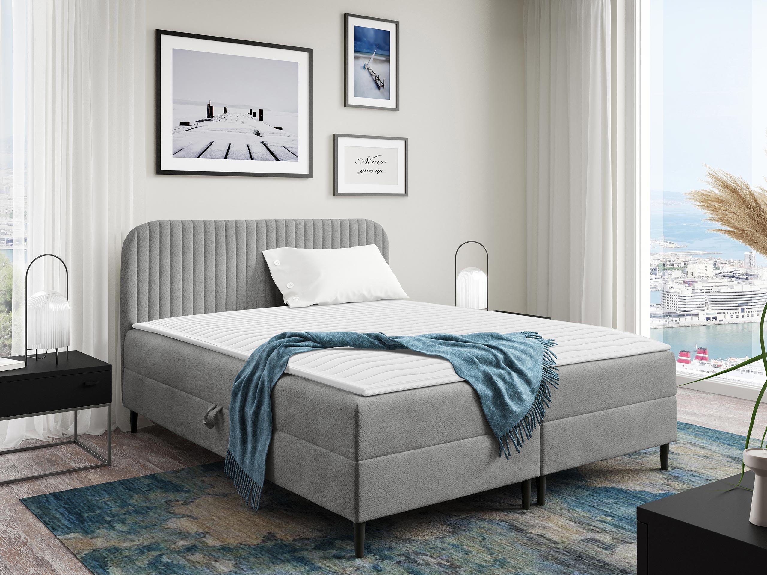 Boxspring krevet Rivus (Coral 75)