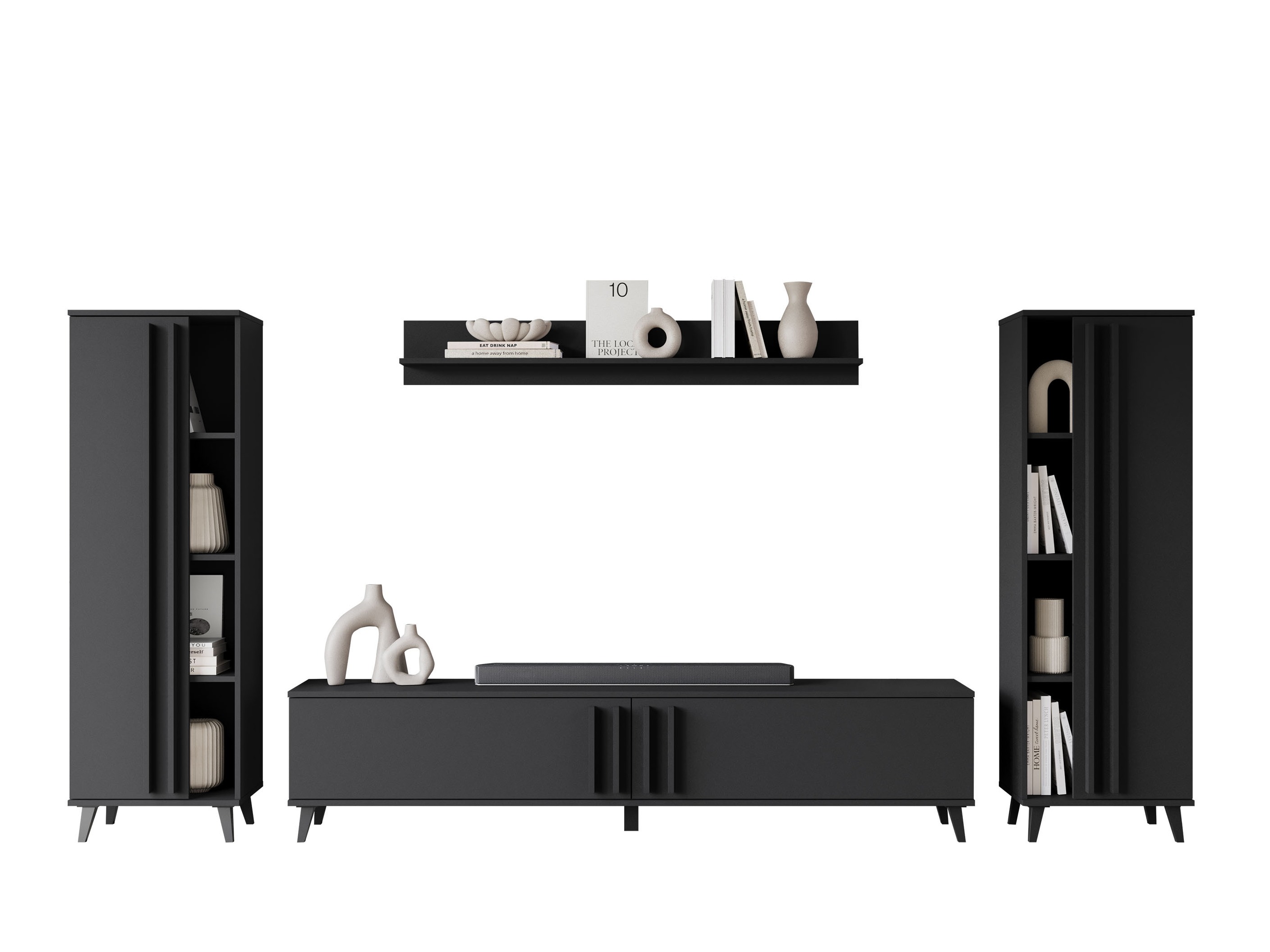 Set za dnevnu sobu Temora 102 (Grafit)