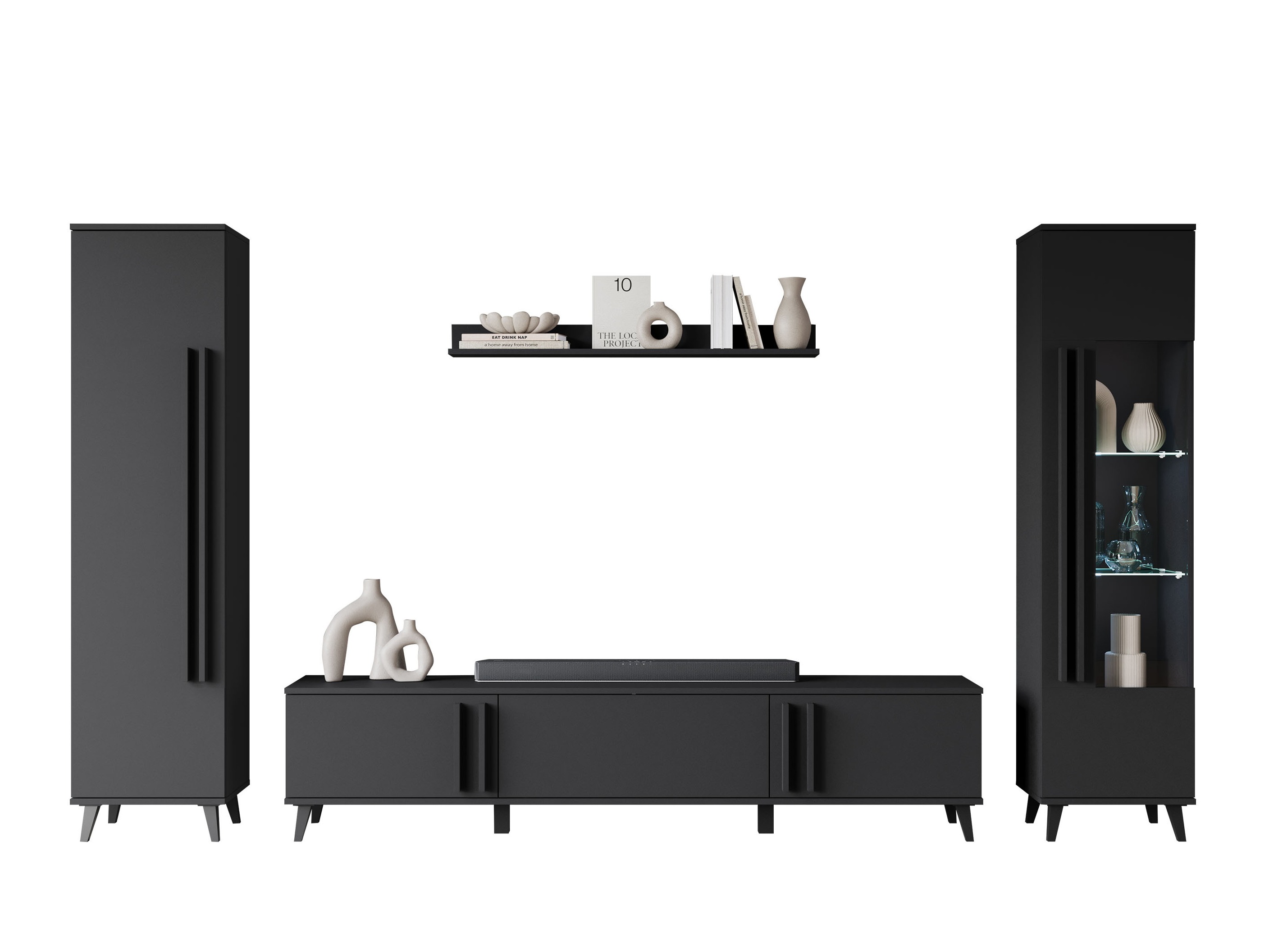 Set za dnevnu sobu Temora 103 (Graphite)