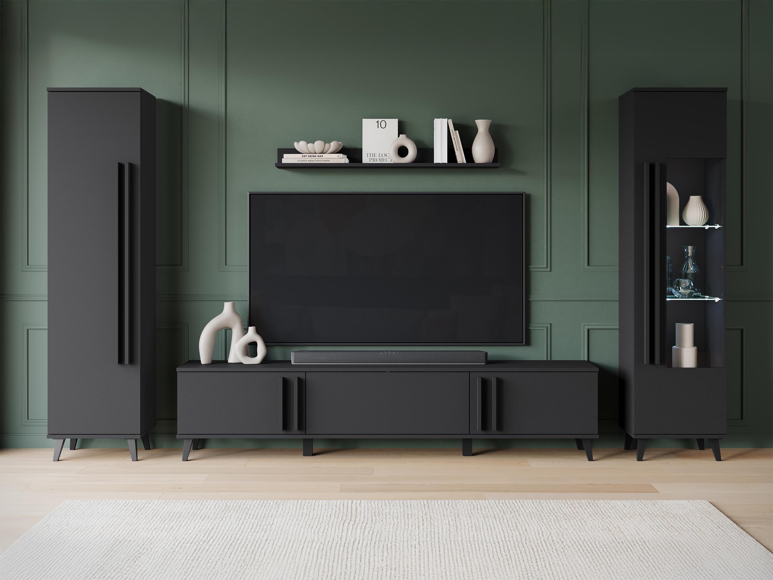 Set za dnevnu sobu Temora 103 (Graphite)