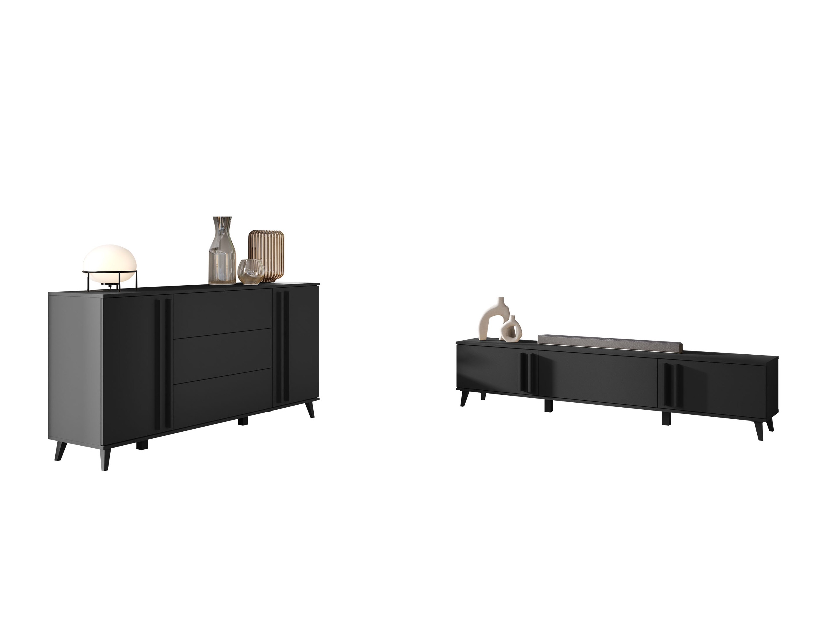 Set za dnevnu sobu Temora 104 (Grafit)