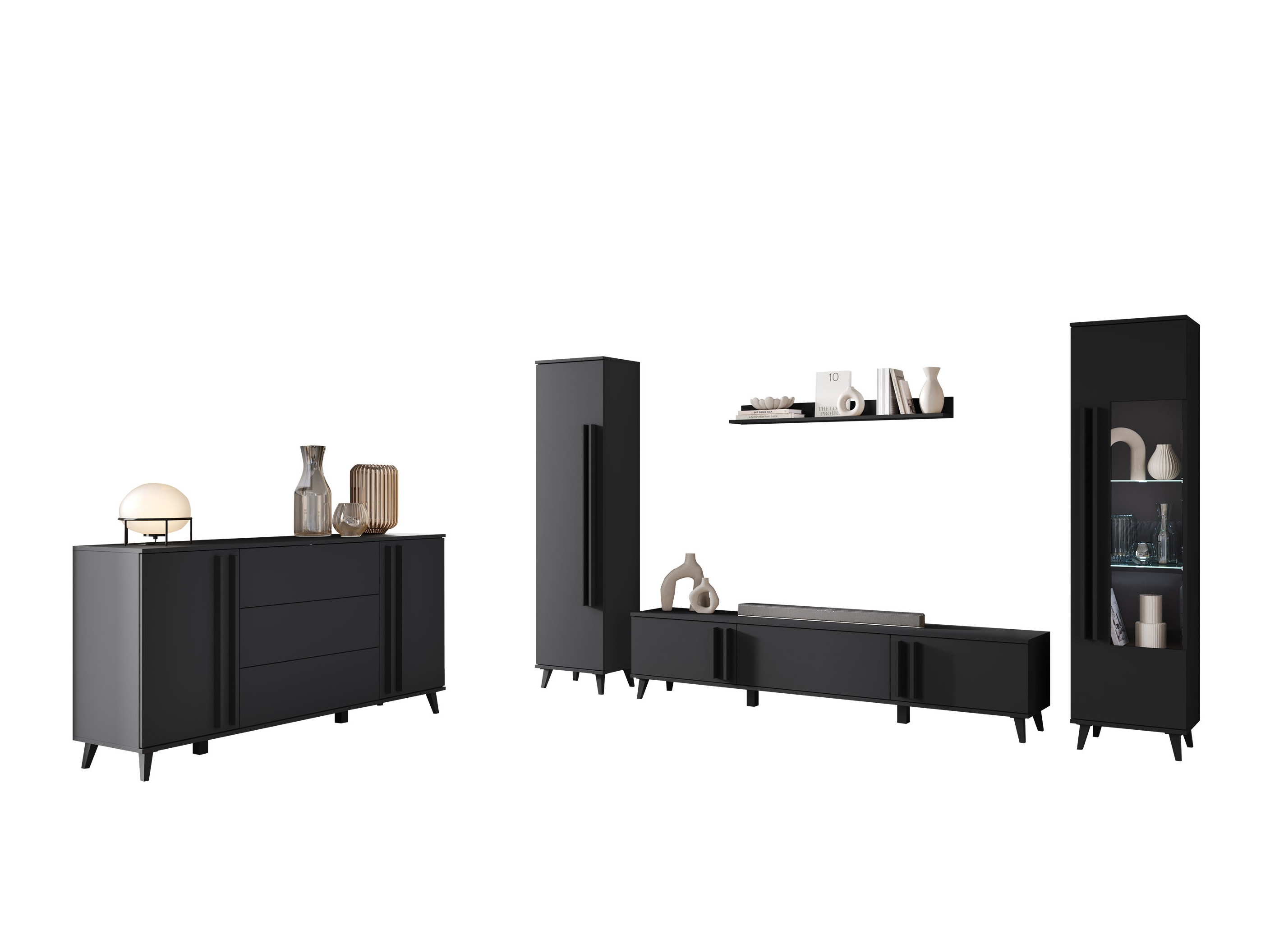 Set za dnevnu sobu Temora 105 (Grafit)