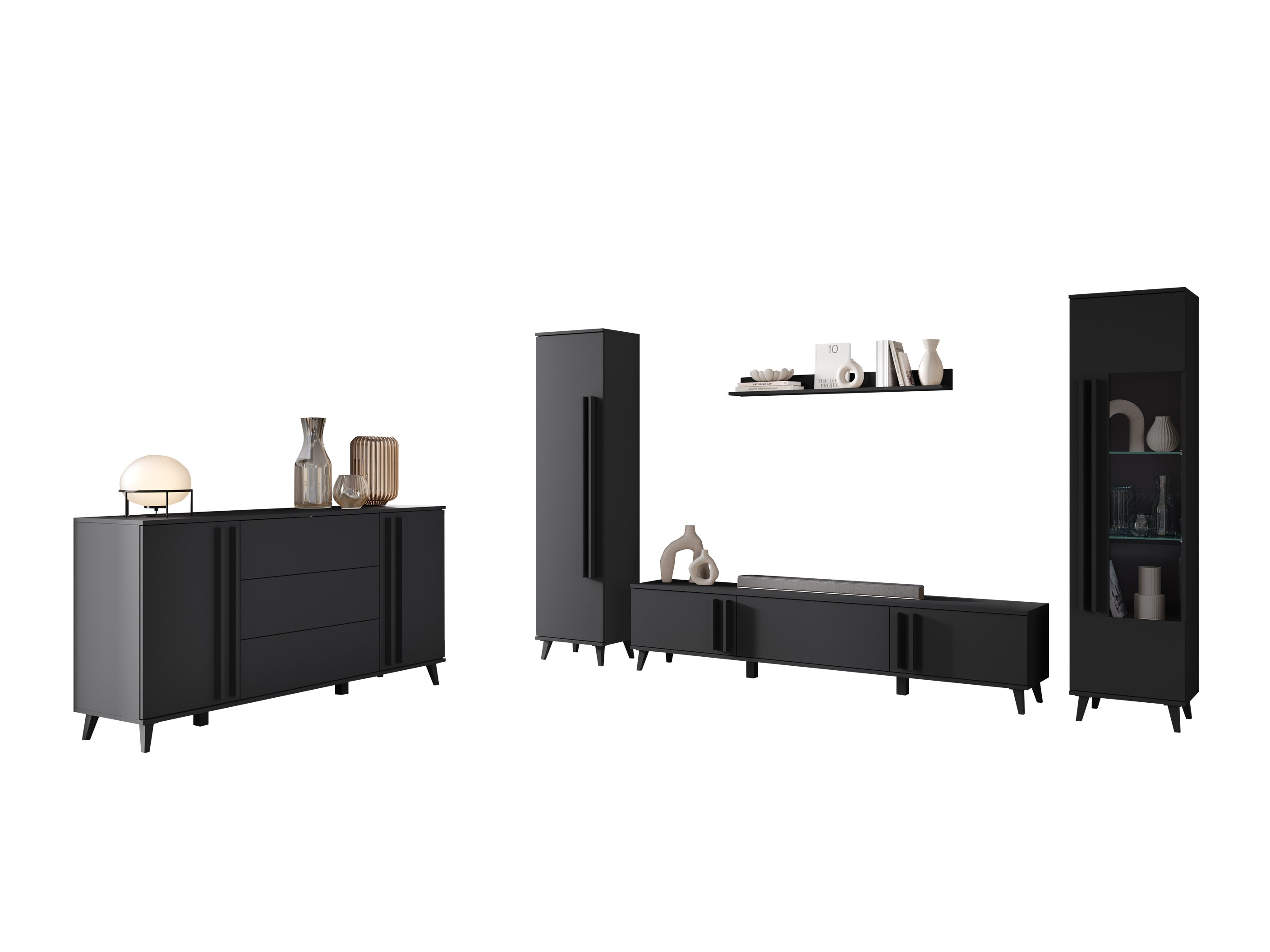 Set za dnevnu sobu Temora 105 (Graphite)