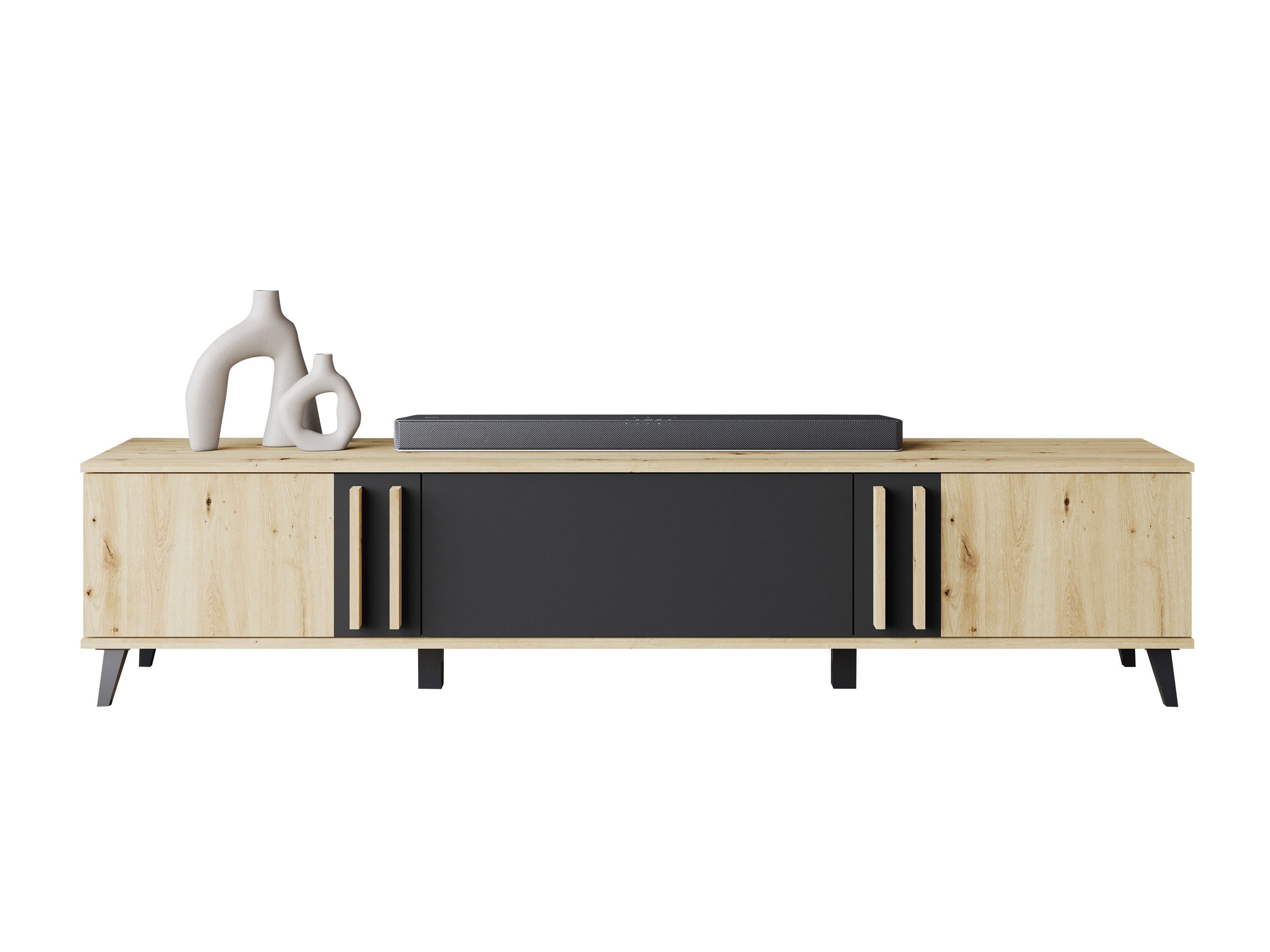 TV komoda Temora 101 (Artisan hrast + Grafit)