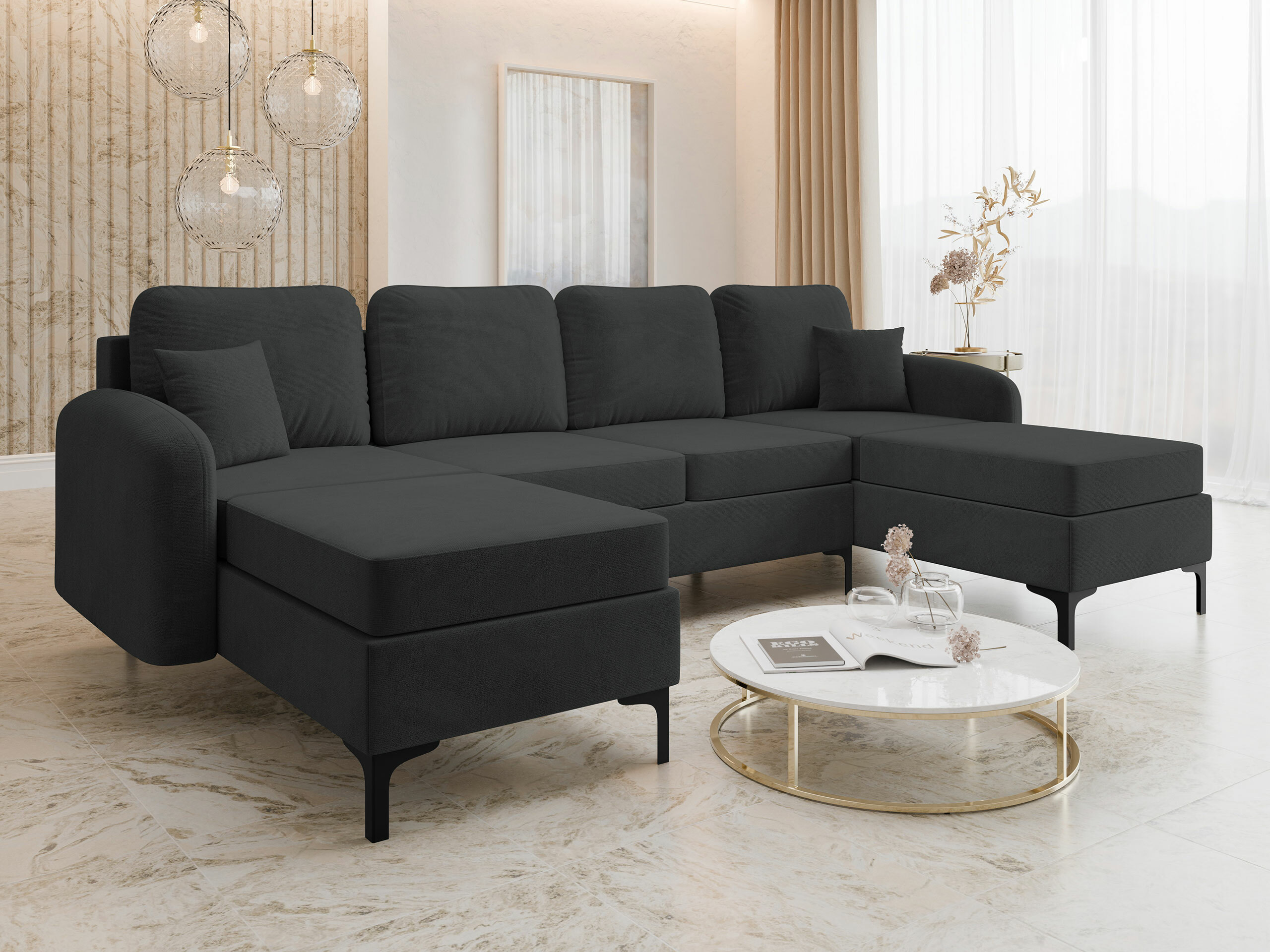 Ugaona sofa Torlua 104 (Manila 19)