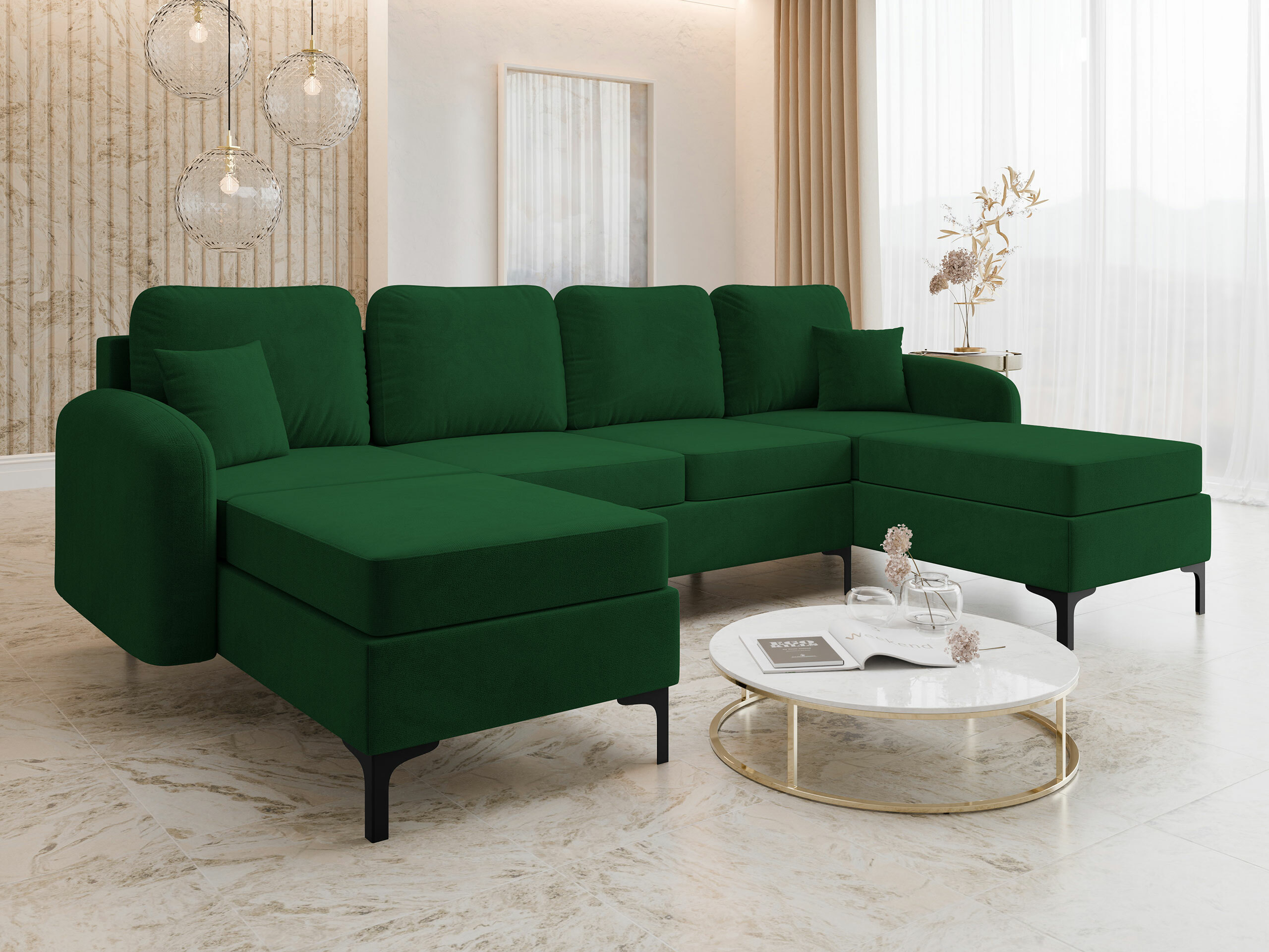 Ugaona sofa Torlua 104 (Manila 35)